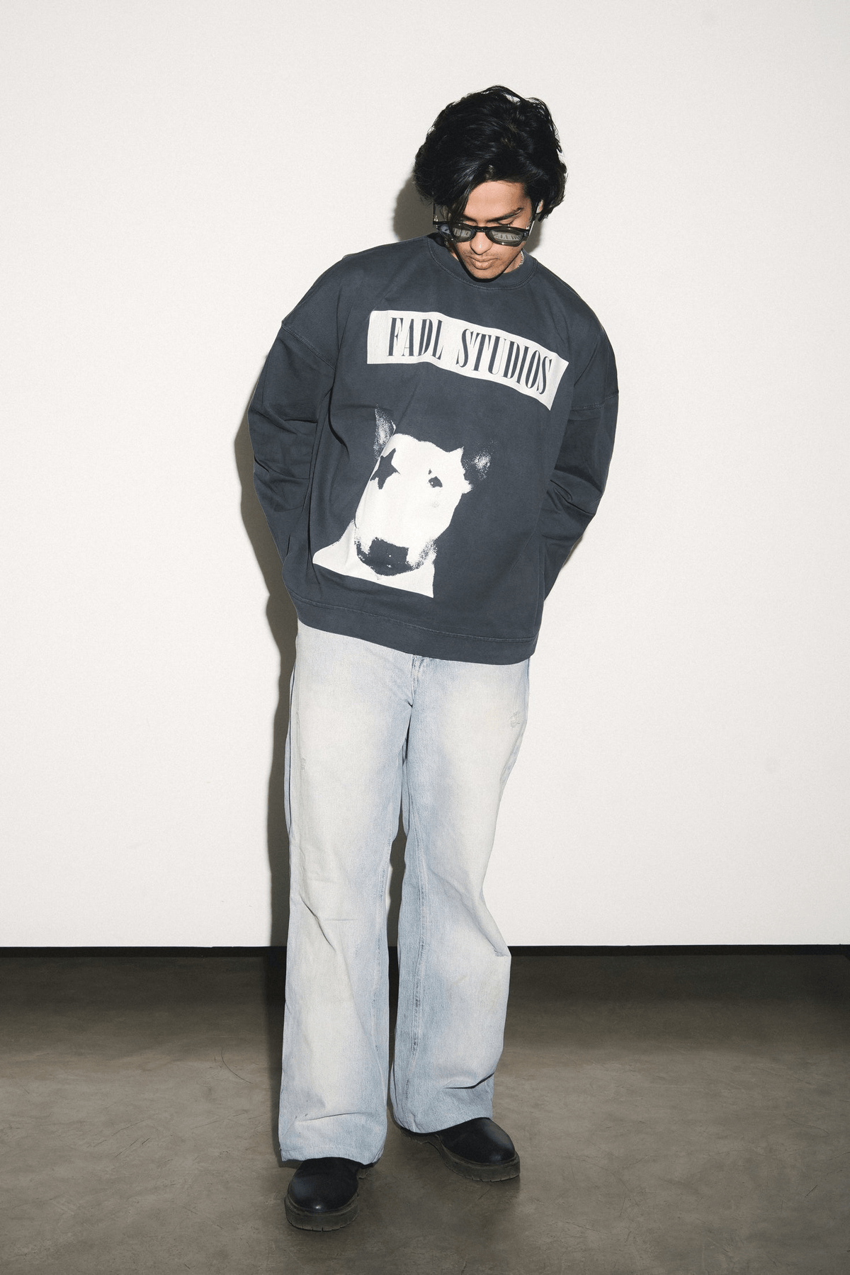 Rawbreed Longsleeve- Washed Black - View 4 - Superr*