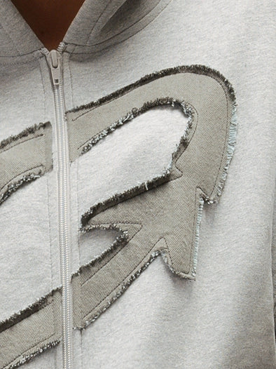 Women's Orbit Hoodie Grey Melange - View 3 - Superr*