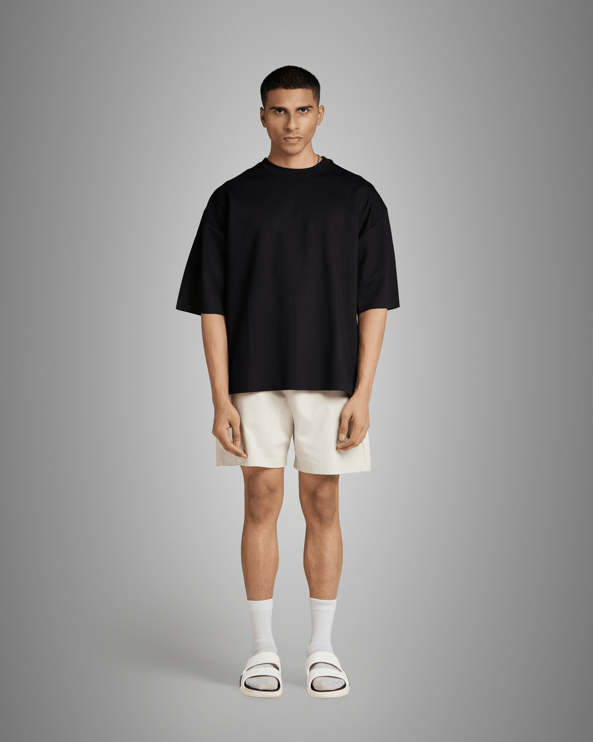 Charcoal Black T-shirt - View 2 - Superr*