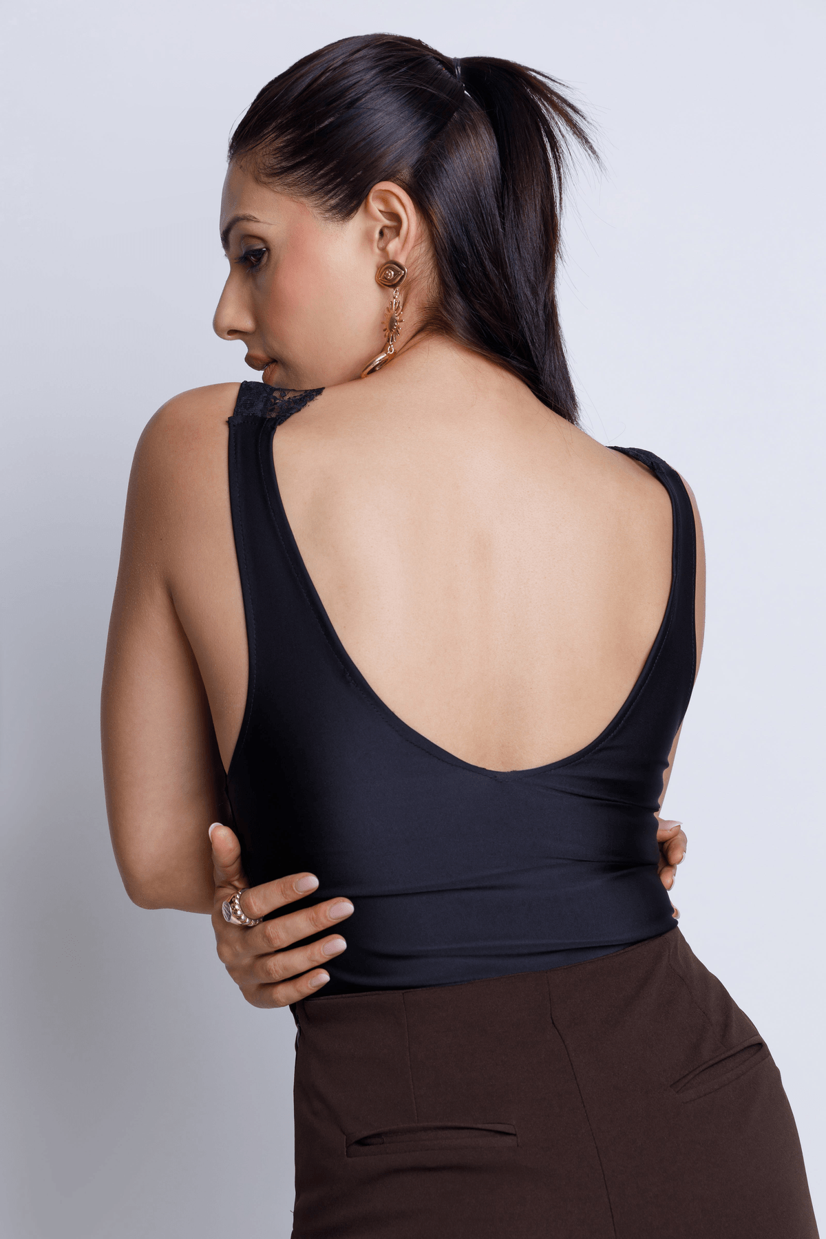 Lace Trim Top - View 2 - Superr*