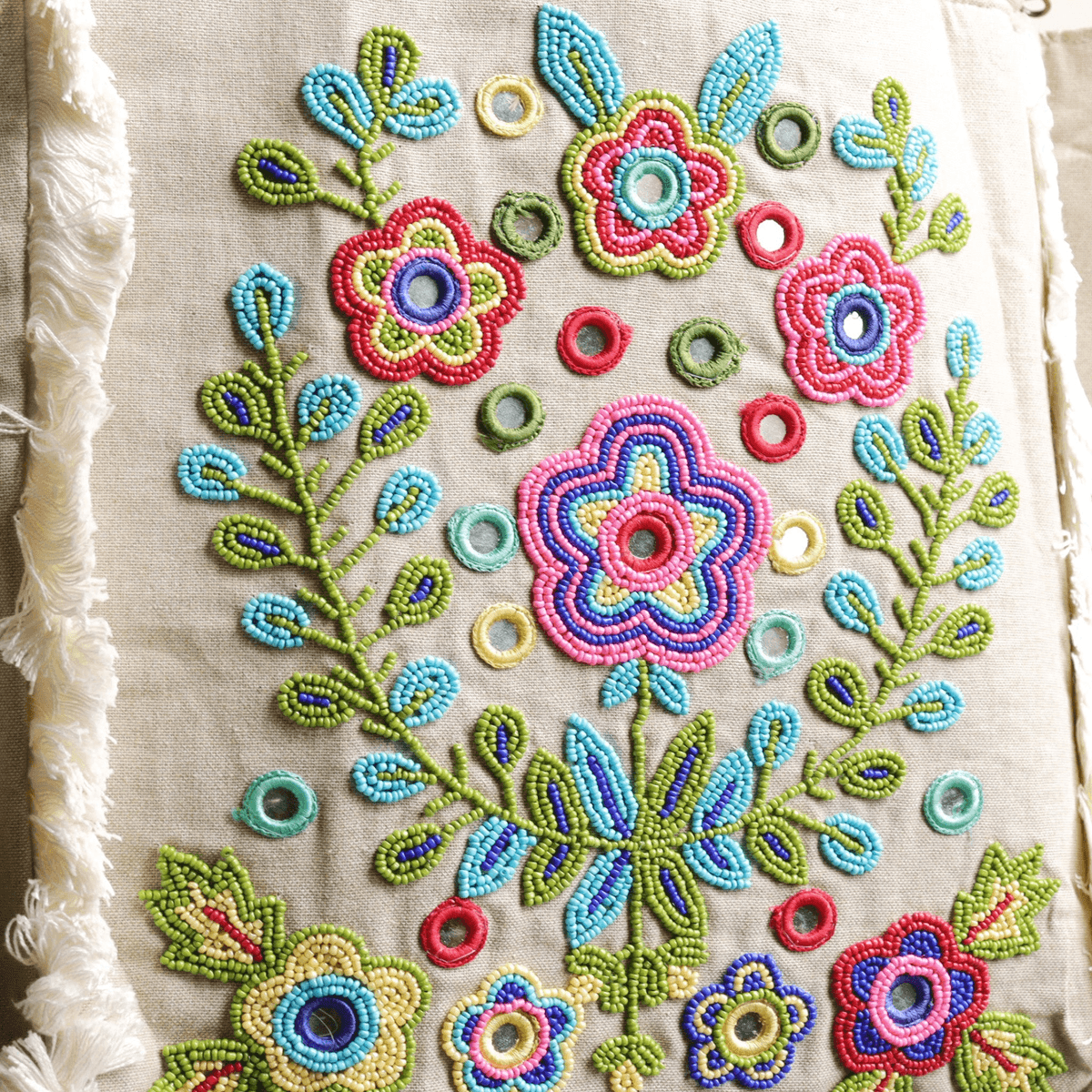 Flowered Urban Chic Tote - View 3 - Superr*