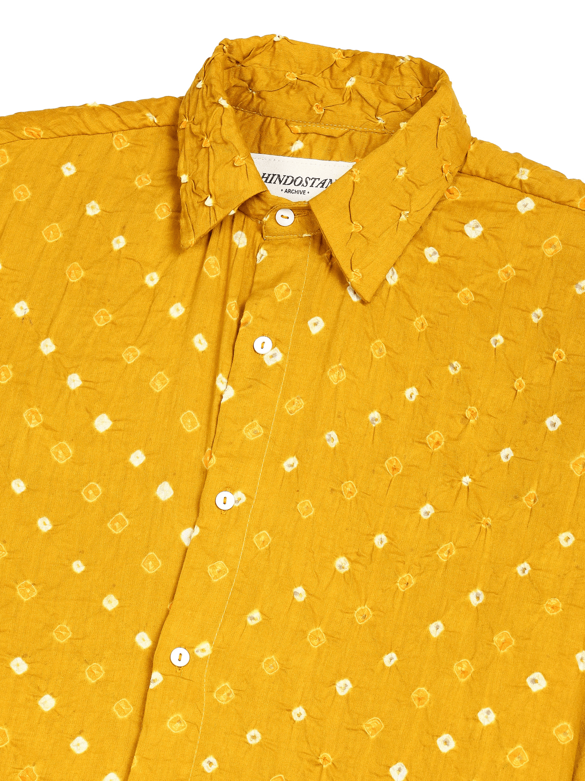 BANDHANI MUSTARD SHIRT - View 2 - Superr*