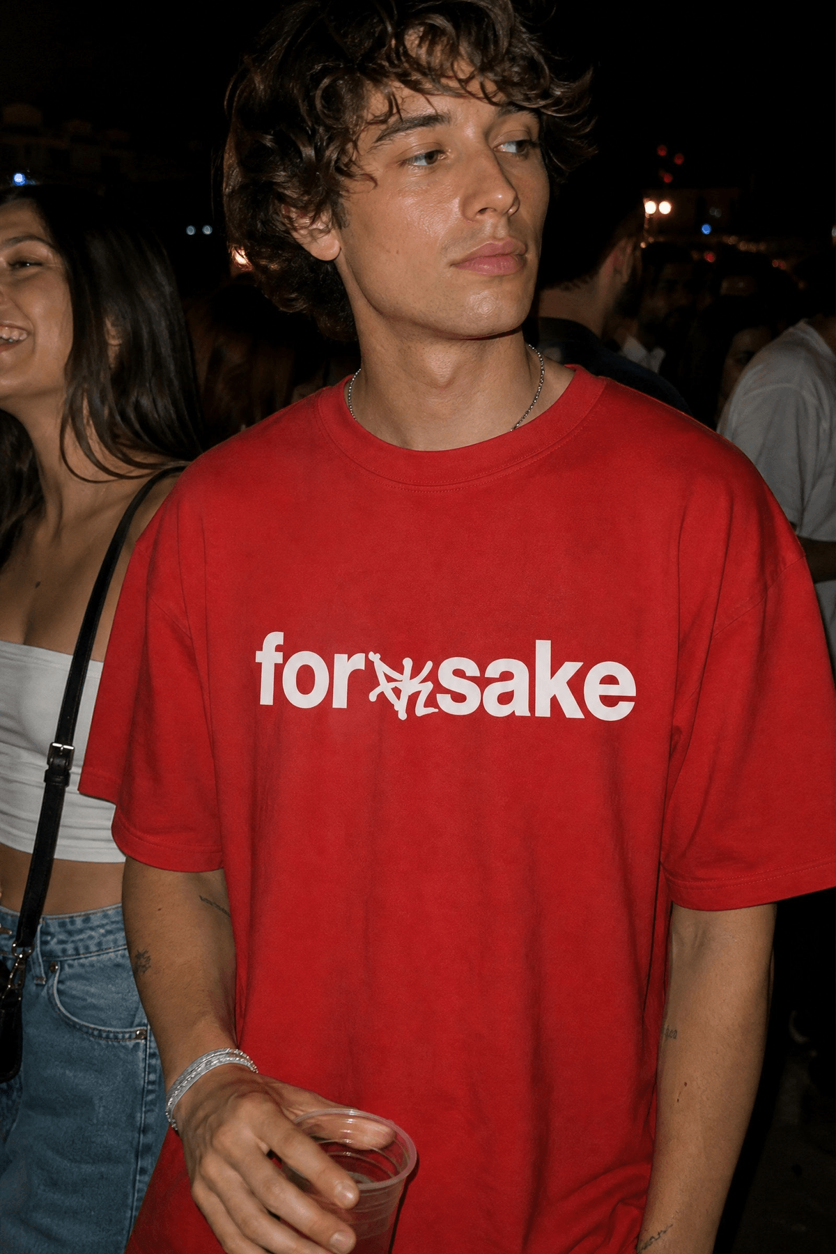 Forfksake Happiness Is A Joint Effort T-Shirt(red) - View 4 - Superr*