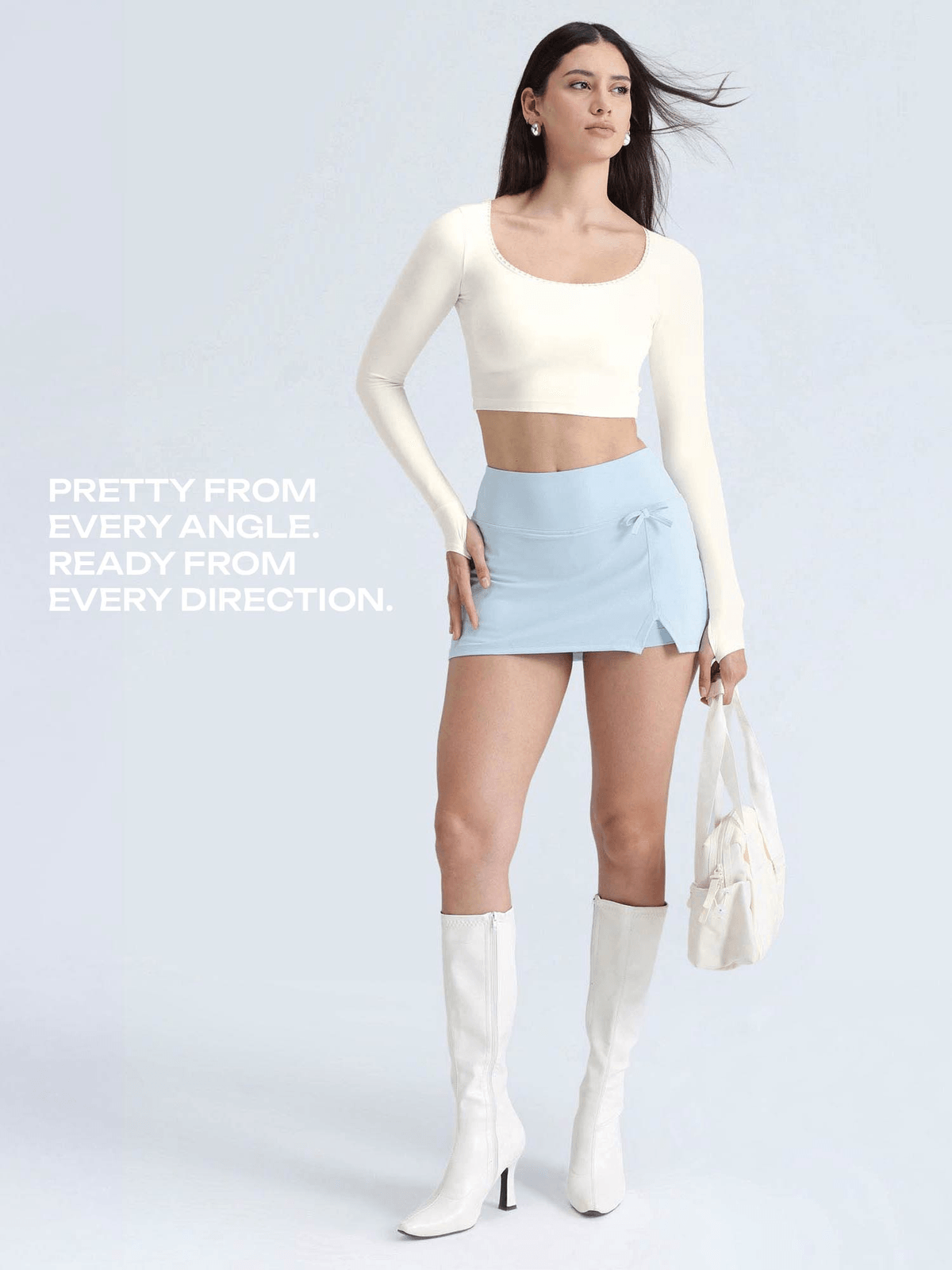 Ivory Lace Scoop Neck Top - View 2 - Superr*