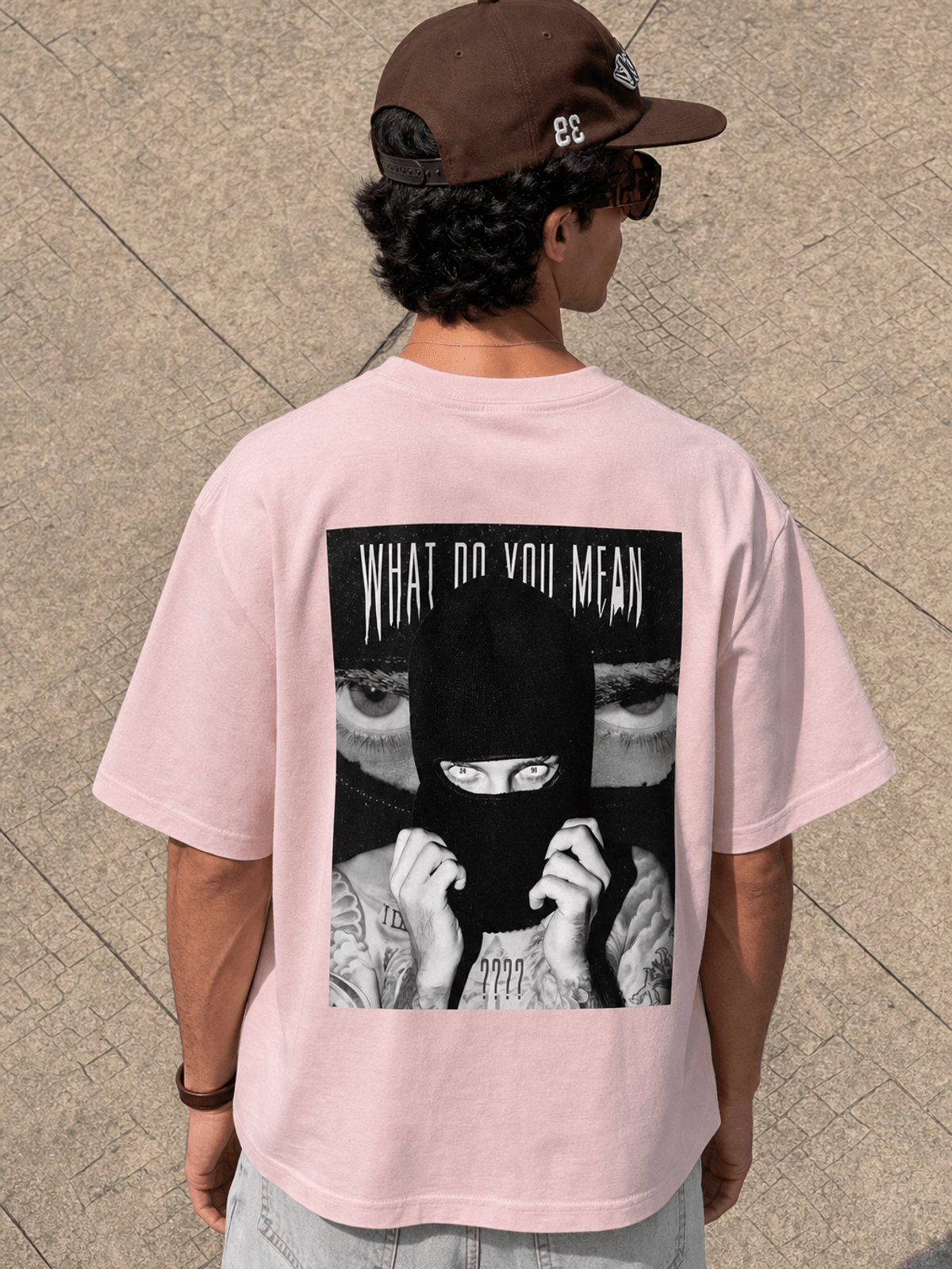 JUSTIN-What Do You Mean T-shirt(Pink) - View 4 - Superr*