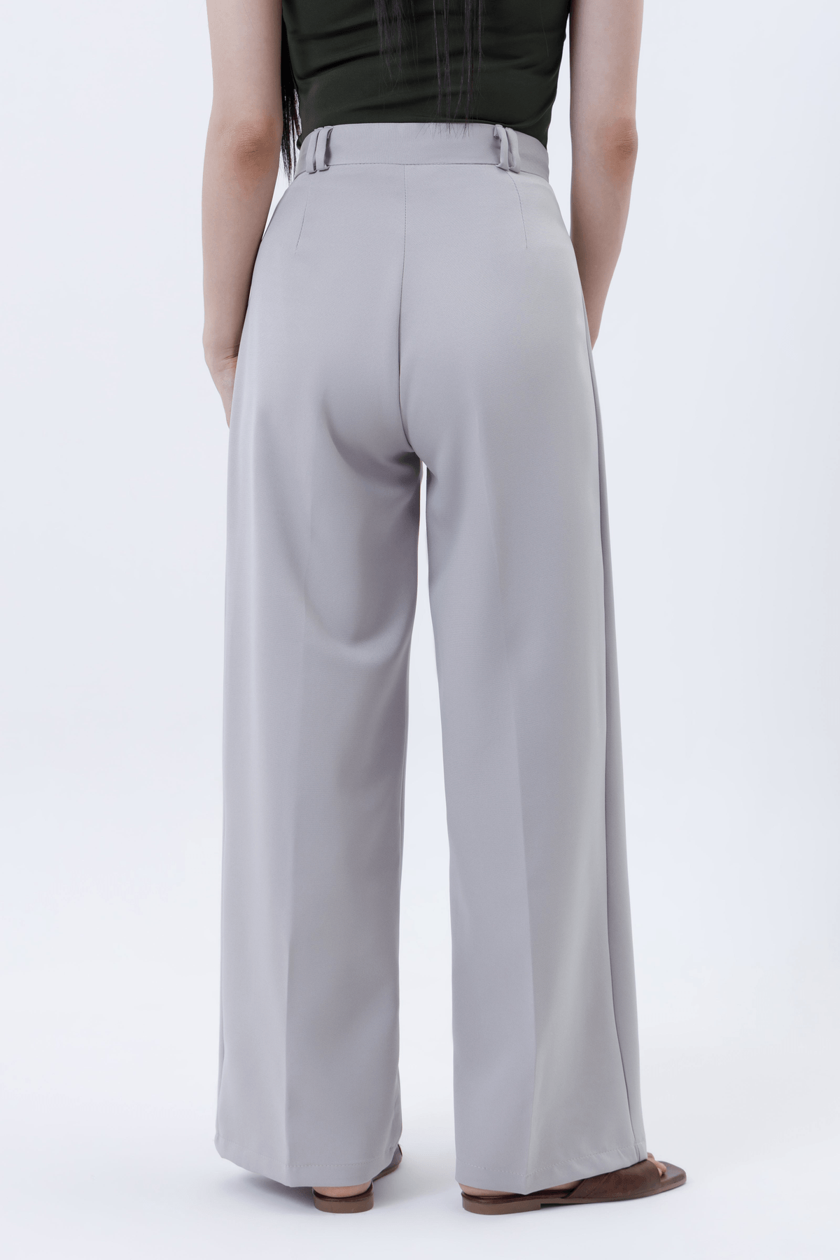 Pleated Parallel Trousers - View 3 - Superr*