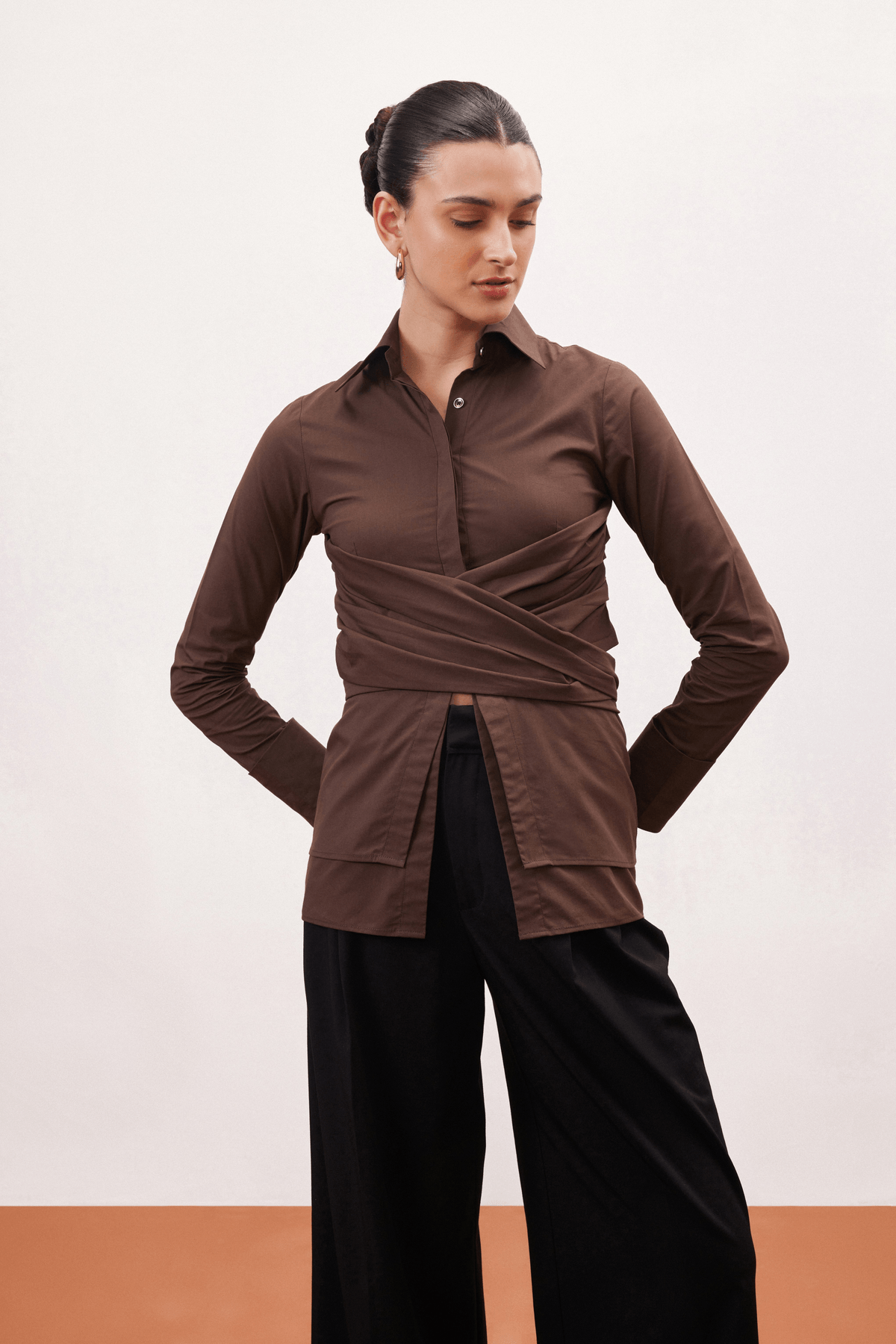 COCOA WRAP SHIRT - View 3 - Superr*