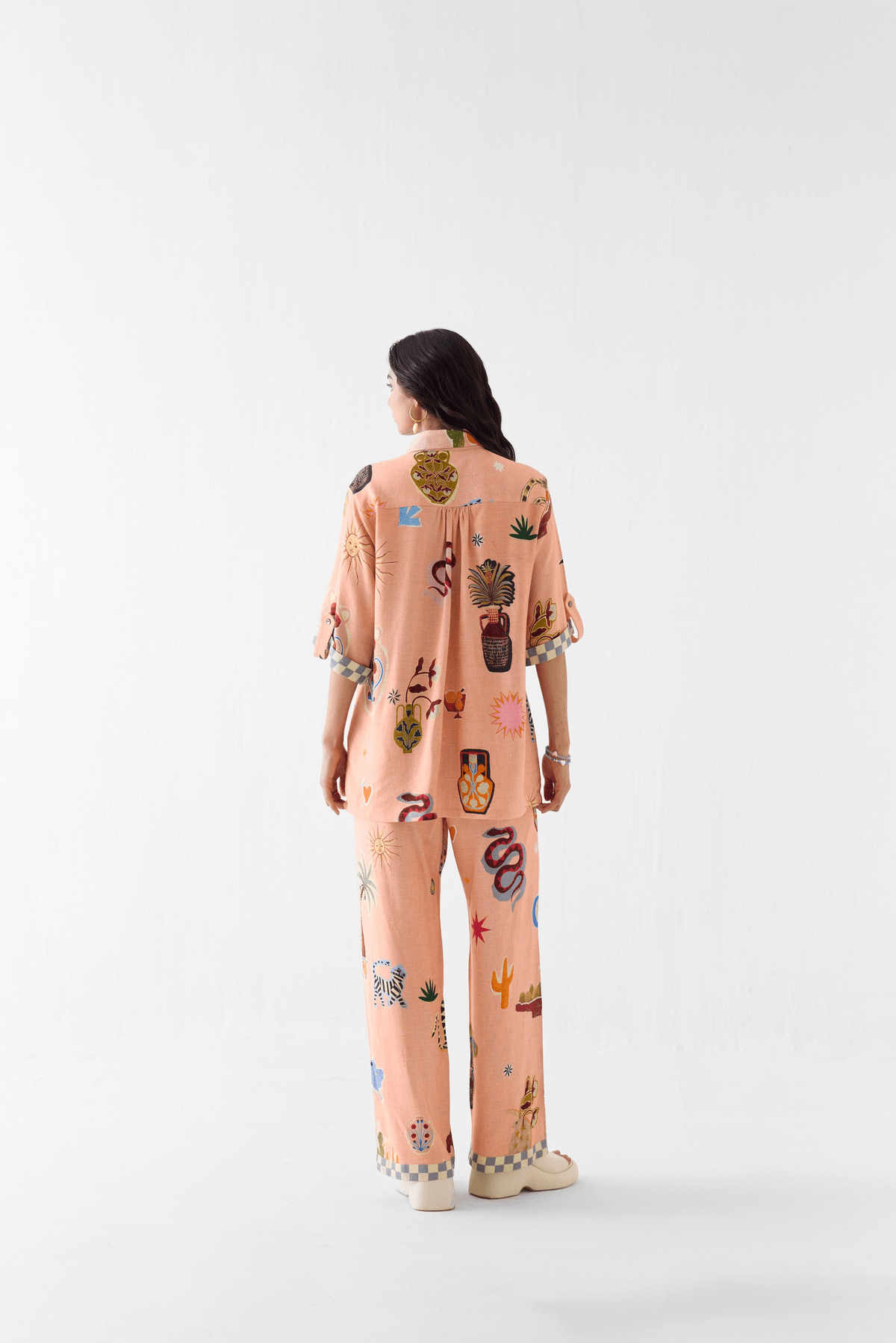 POTTERY SHIRT AND TROUSES CO-ORD - View 3 - Superr*