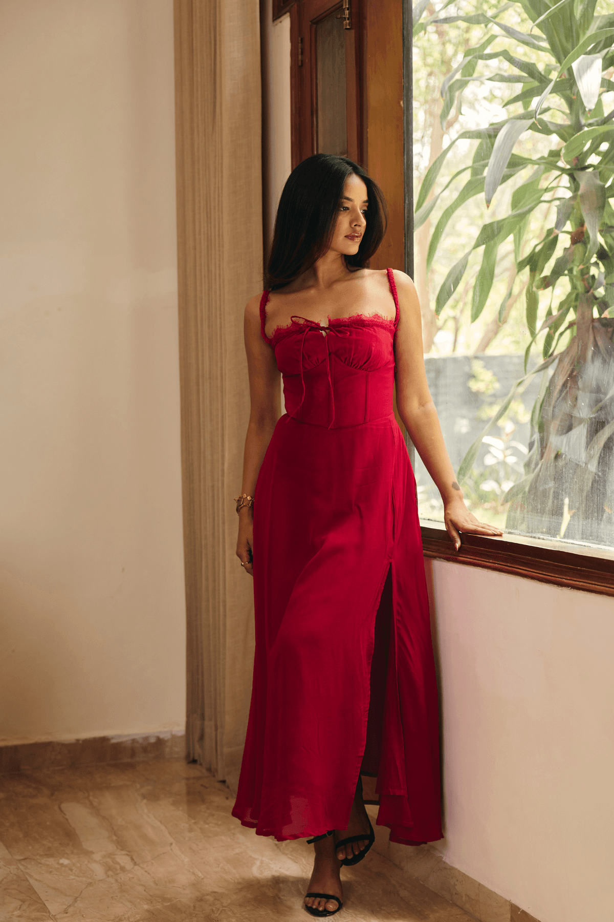 Casablanca red corset dress - View 4 - Superr*