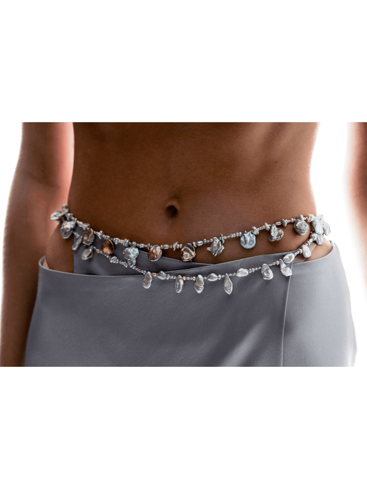 Mother of Pearl Belly Chain - View 3 - Superr*
