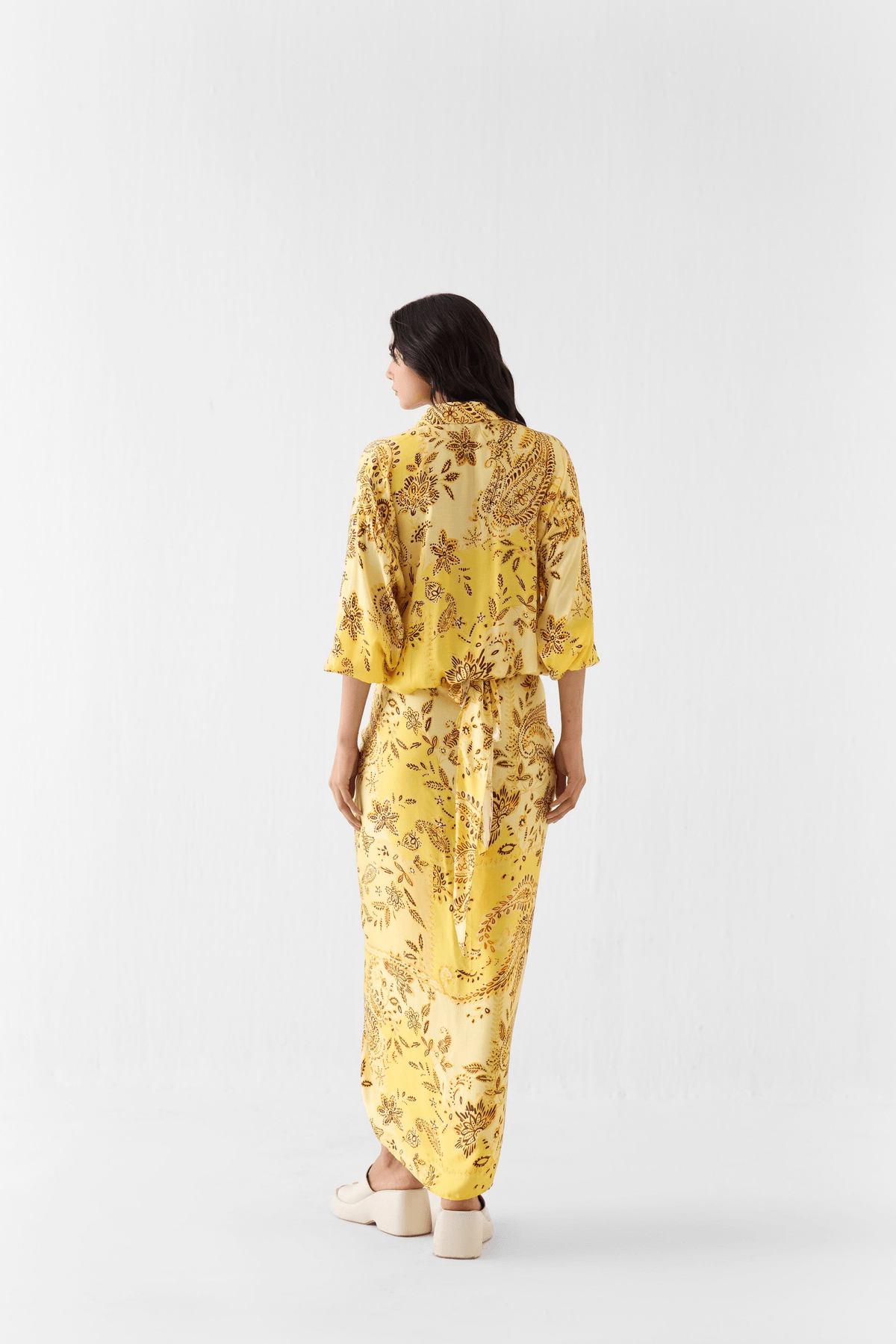 AMBI DRAPED SHIRT DRESS - View 2 - Superr*