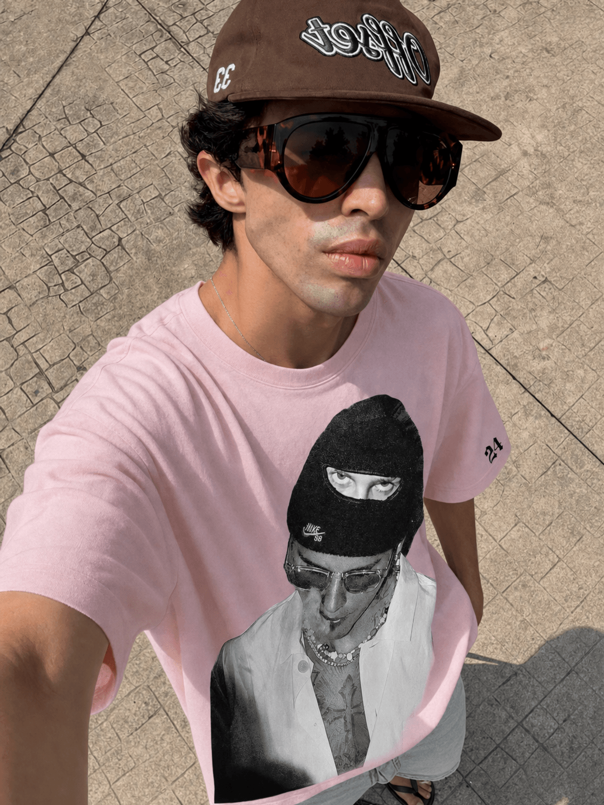 JUSTIN-What Do You Mean T-shirt(Pink) - View 3 - Superr*