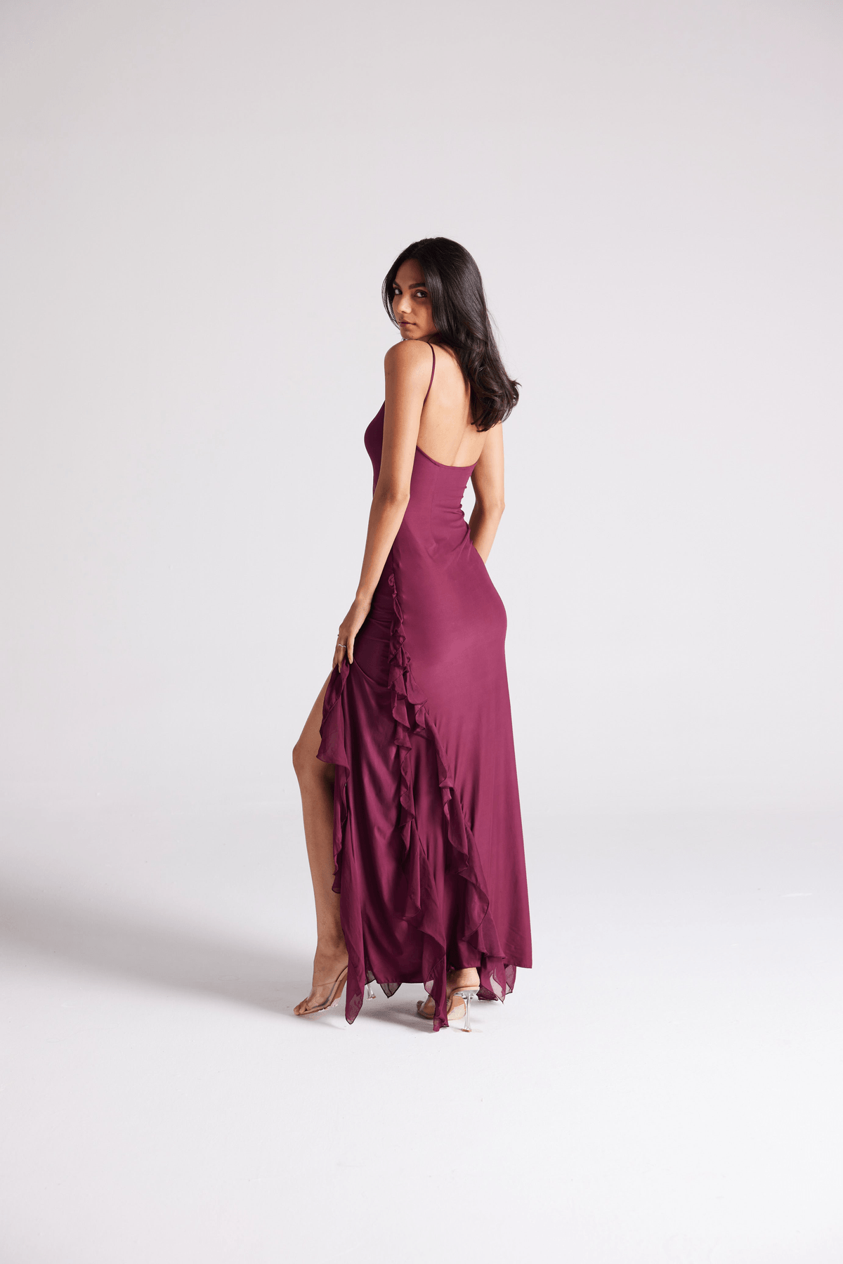 CHERRY RUFFLE DRESS - View 4 - Superr*