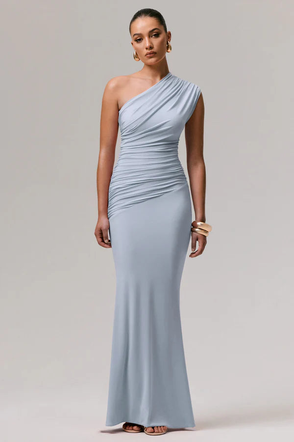 Celeste Whisper Maxi in Powder Blue - View 4 - Superr*