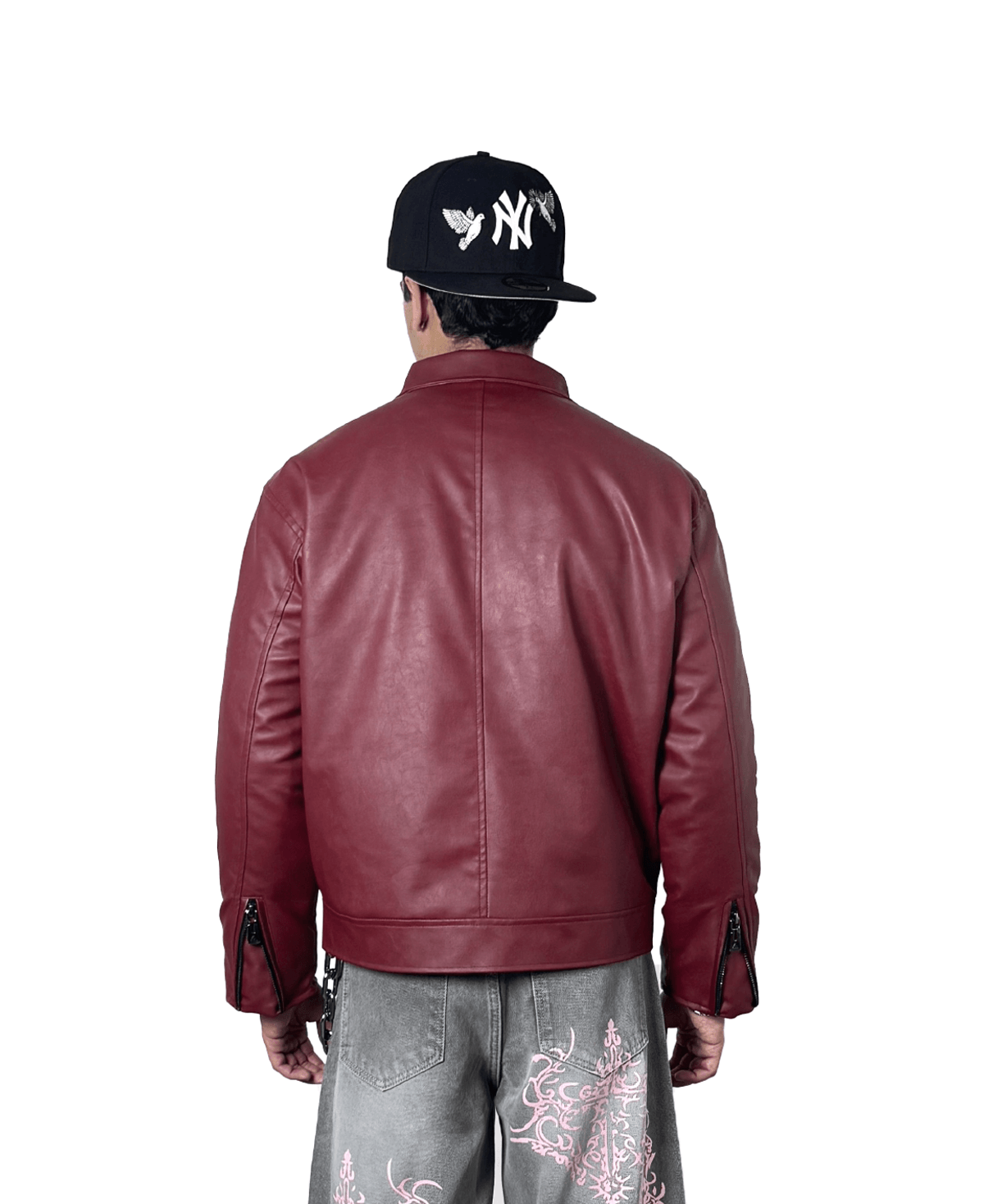 FIREMAN CLASP JACKET - CHERRY RED - View 3 - Superr*
