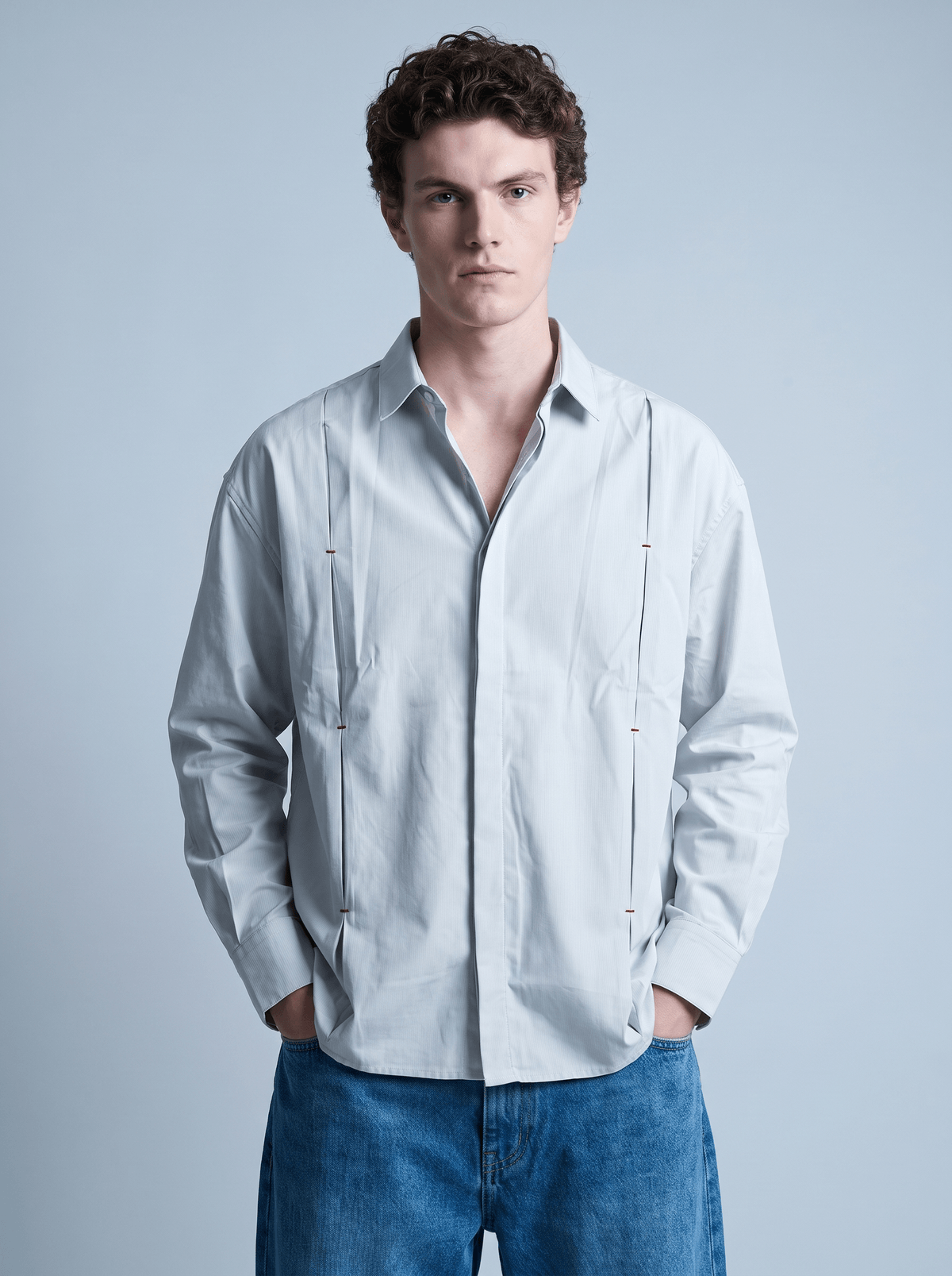 Frost Pintuck Shirt - View 2 - Superr*