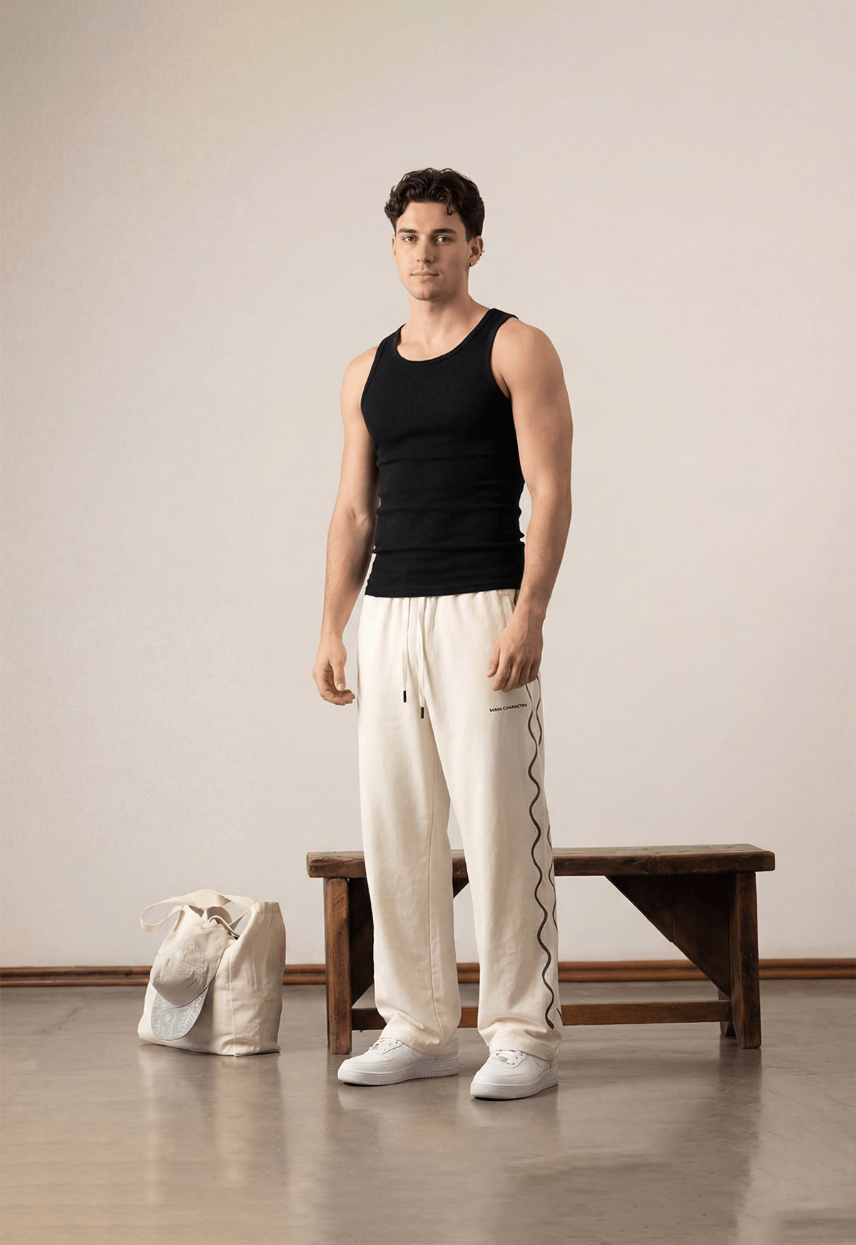 Arc Cotton Pants - View 4 - Superr*