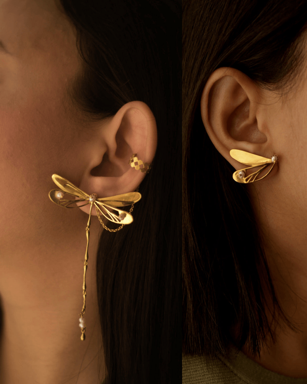 Mismatched Dragonfly Earrings - View 2 - Superr*