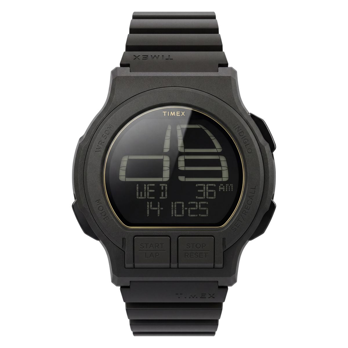 Timex Round 46mm Grey Dial Digital Men Watch - TW5M74000UJ