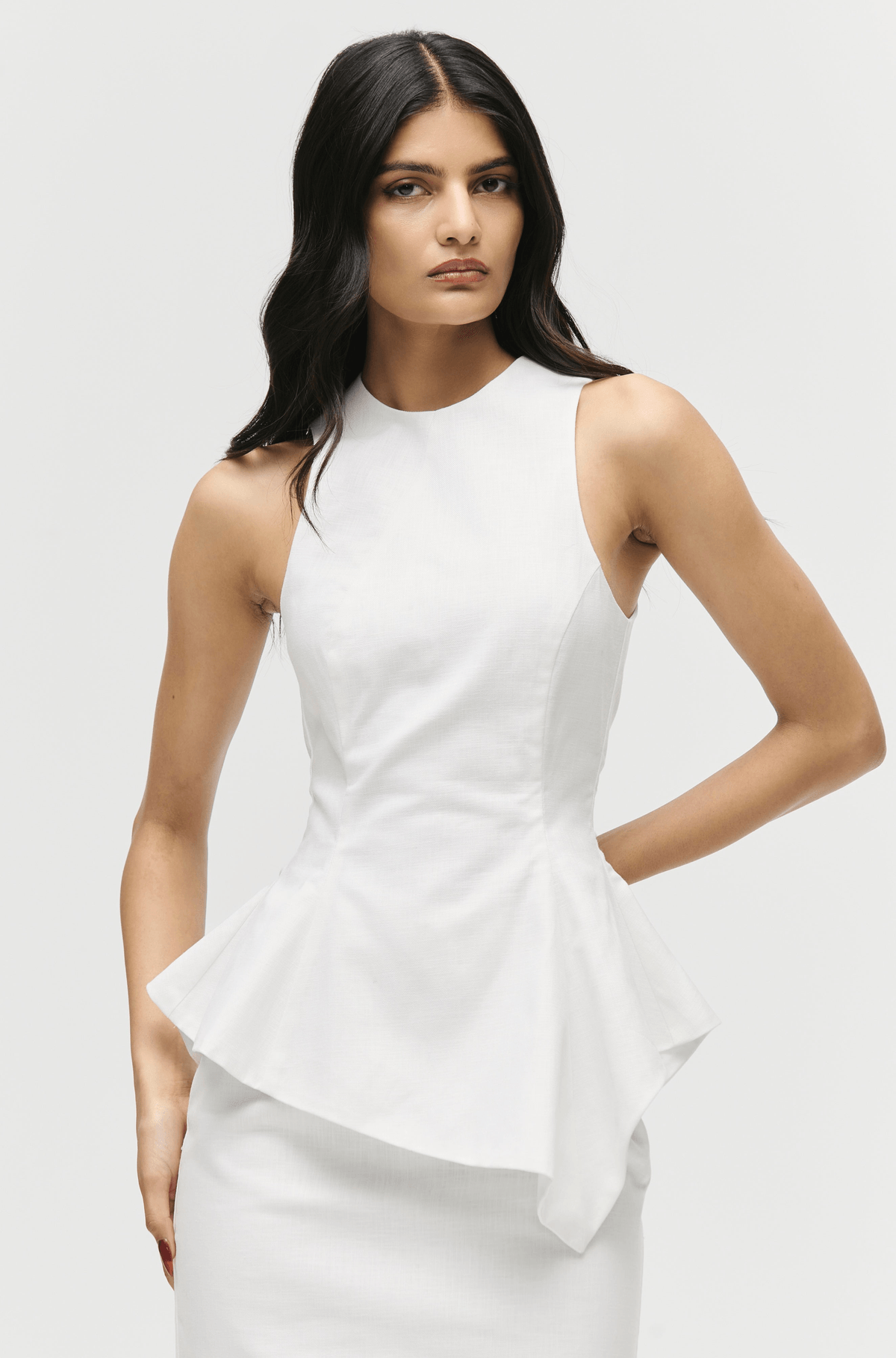 Angular Peplum Set - View 4 - Superr*