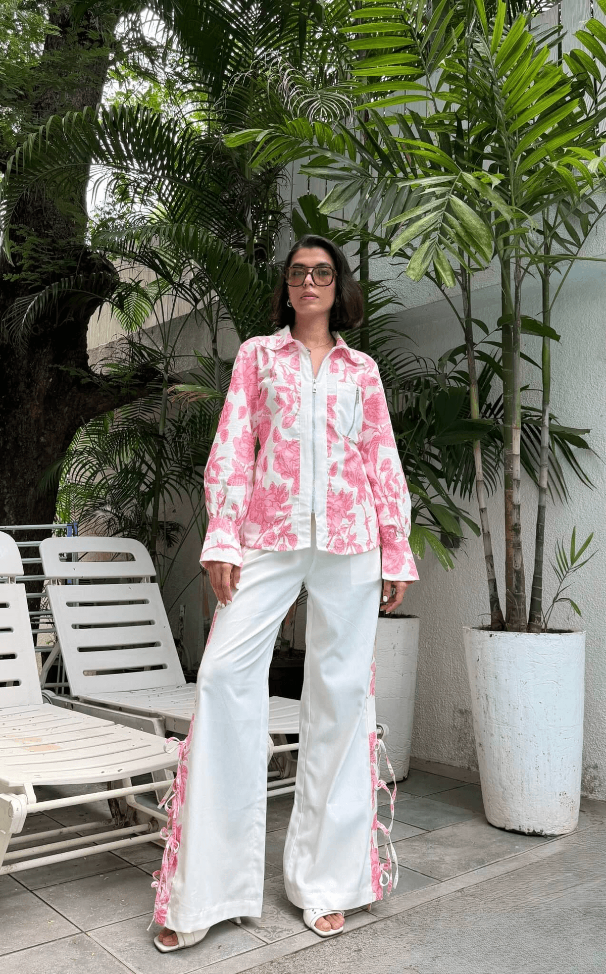 Flora Pink Women Set