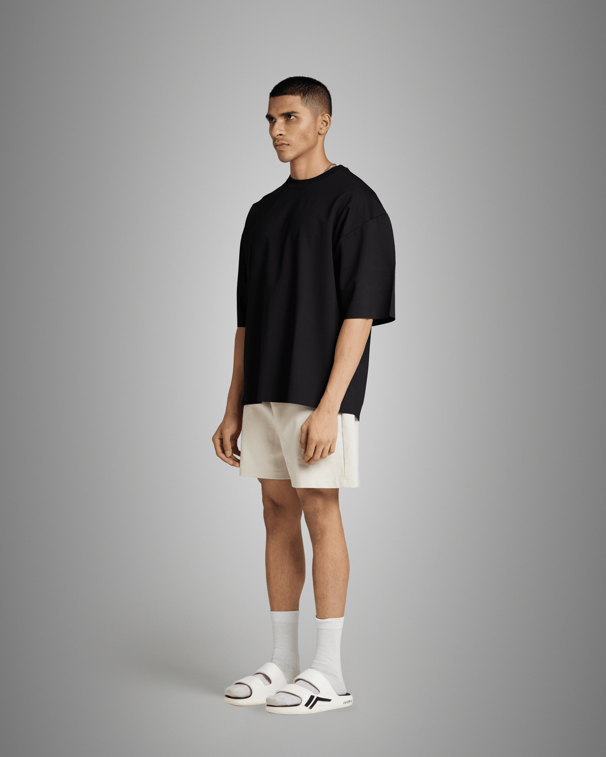 Charcoal Black T-shirt - View 3 - Superr*