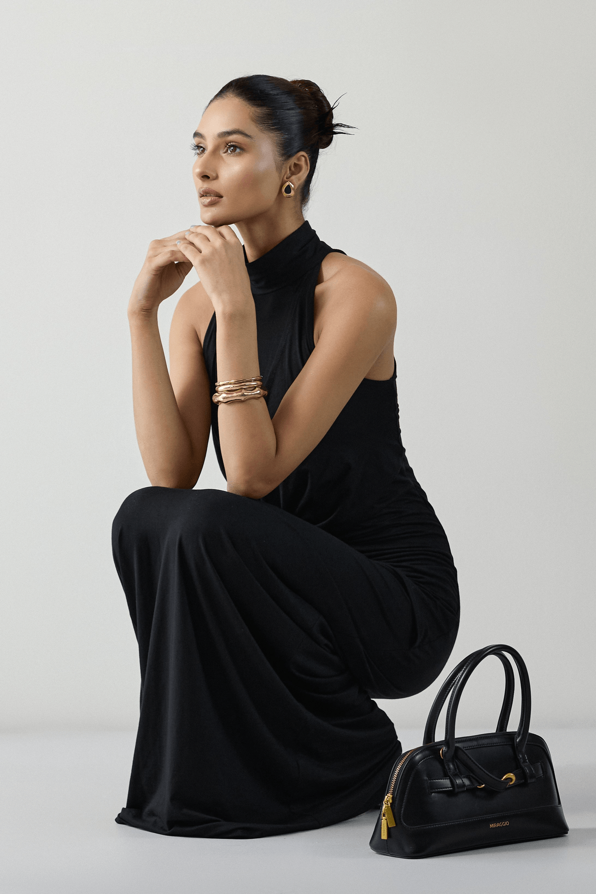 The Eclipse Dress- Black - View 2 - Superr*