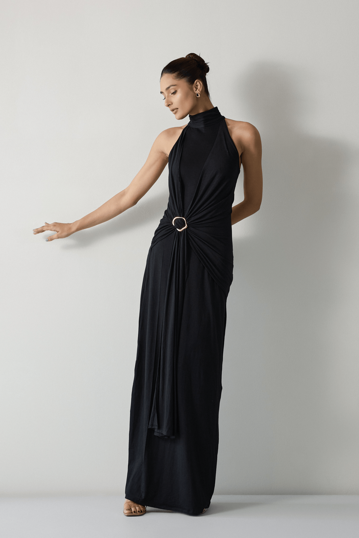 The Eclipse Dress- Black - View 4 - Superr*