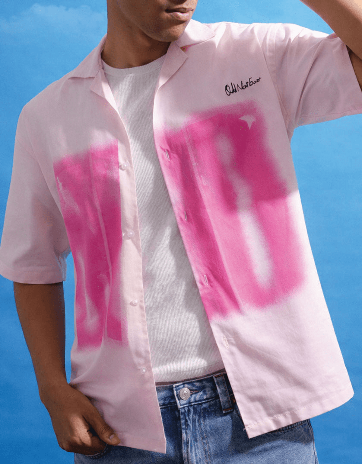 ODD Stamp Linen Shirt - View 2 - Superr*
