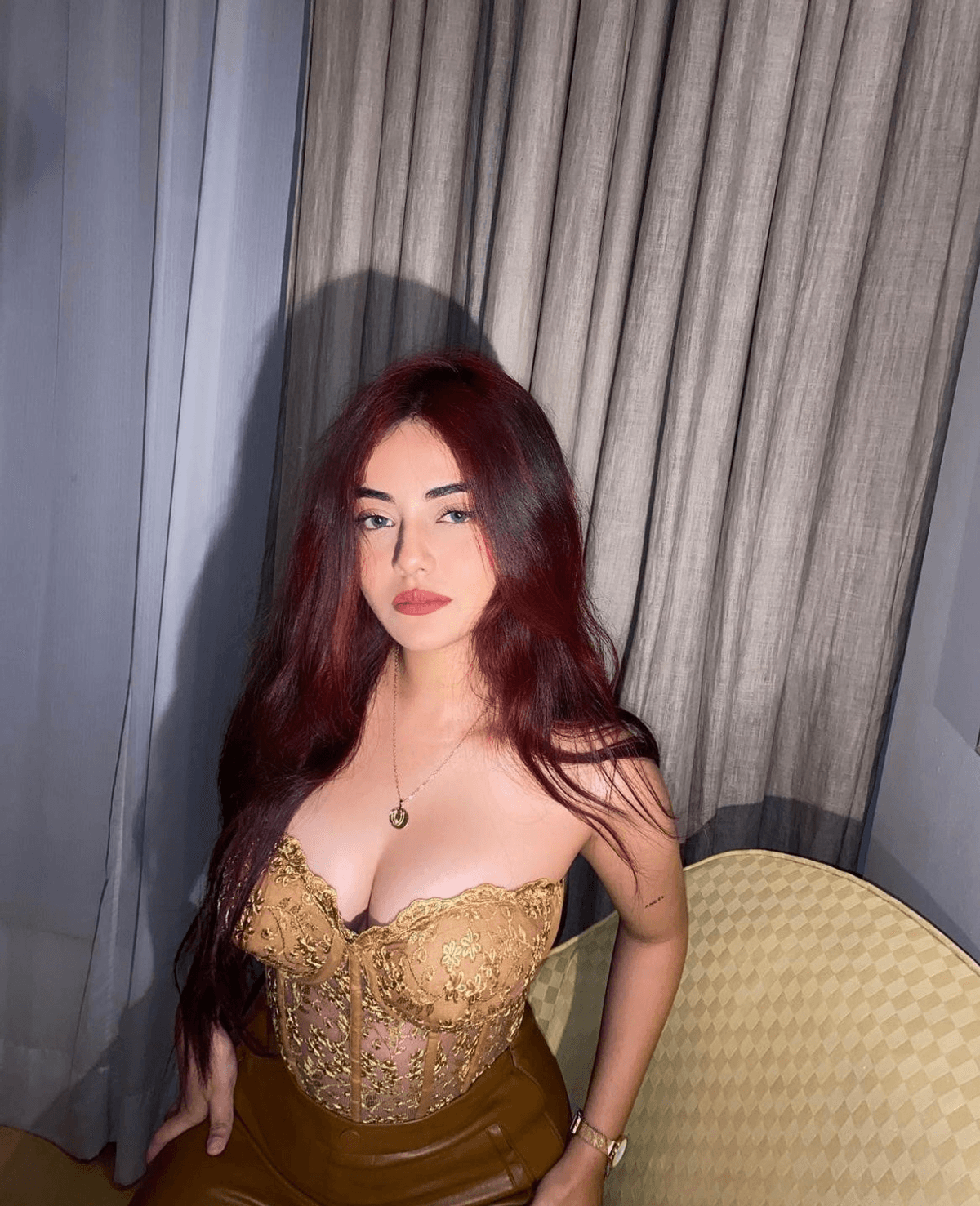 Golden Godess Lacey Corset Top - View 2 - Superr*