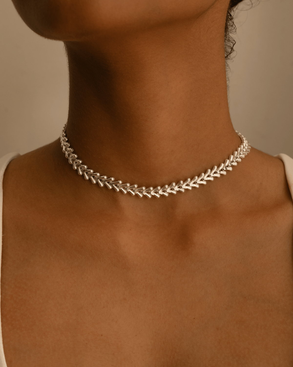 Fish Bone Necklace - View 2 - Superr*