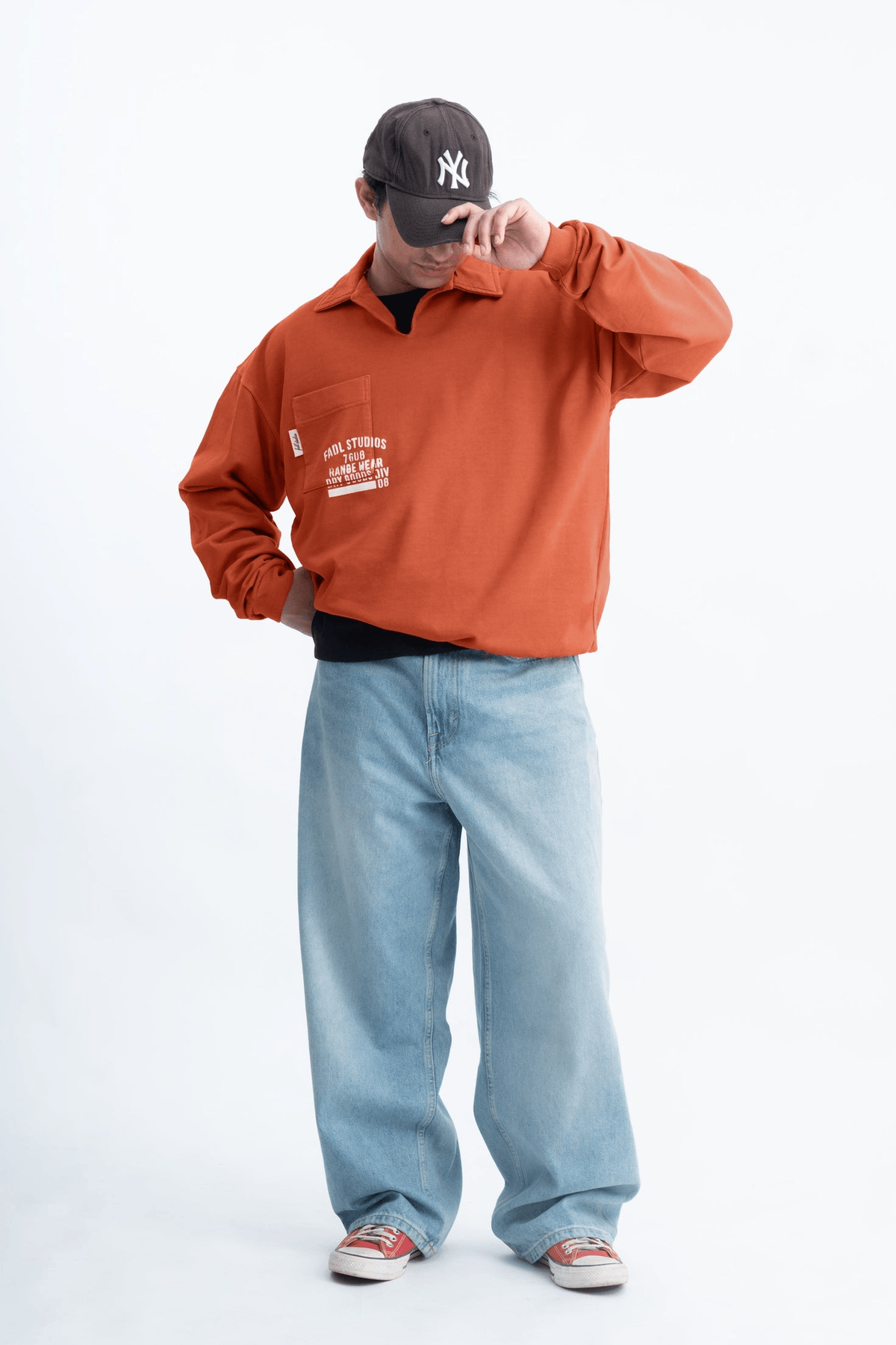 Stencil pullover- Apricot - View 3 - Superr*