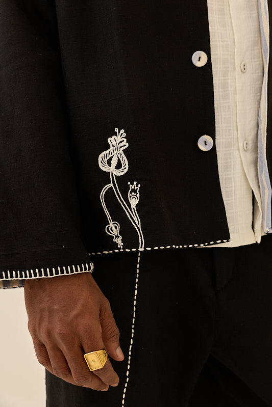 Jugnu Handloom Jacket - View 3 - Superr*
