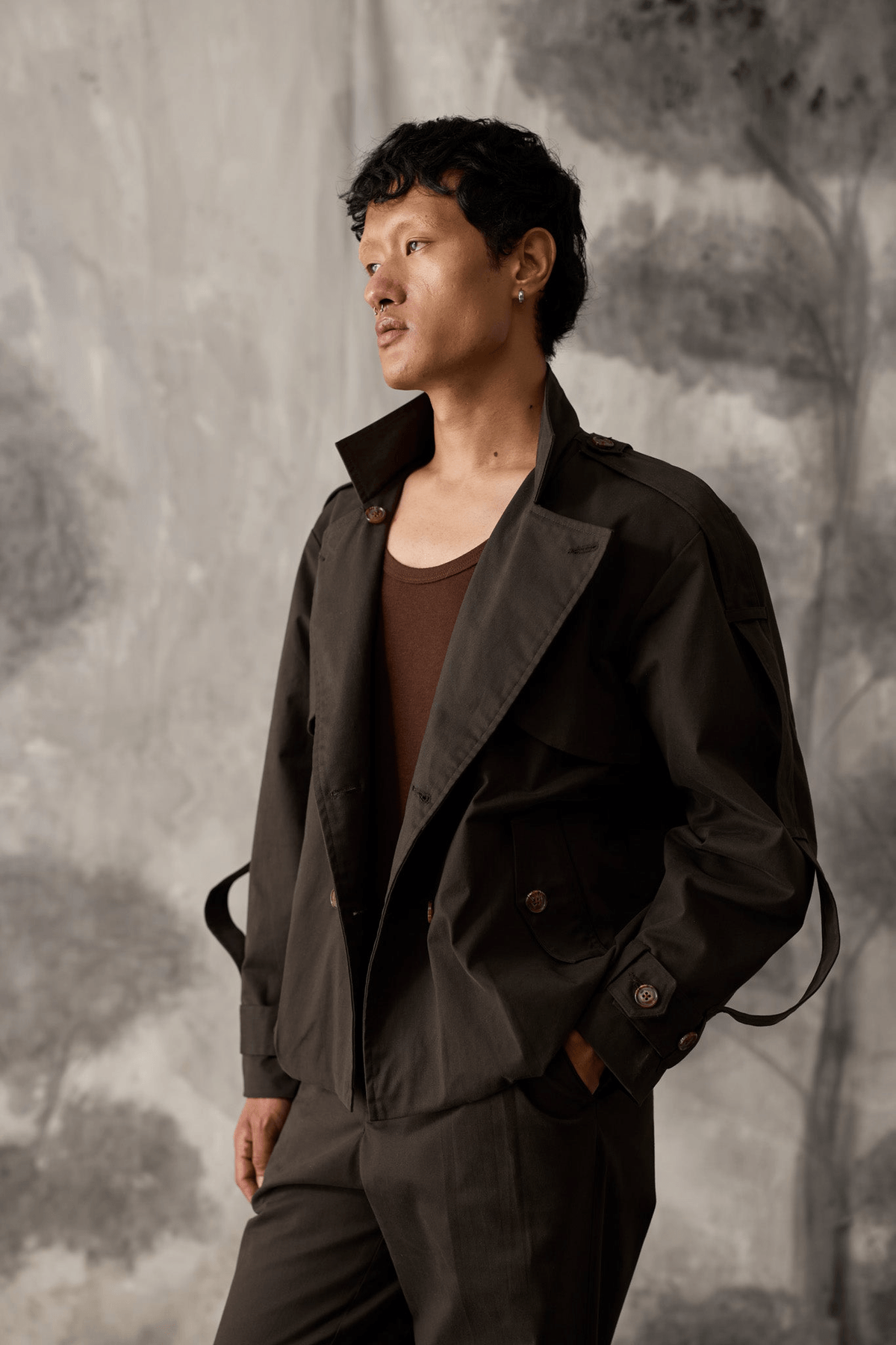 Black Sentry Jacket - Men - View 3 - Superr*