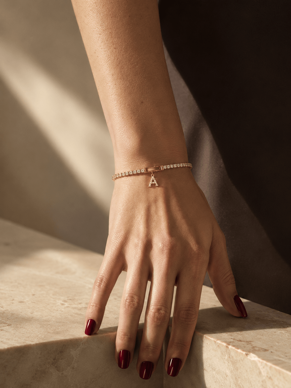 Alina Initial Bracelet - View 2 - Superr*