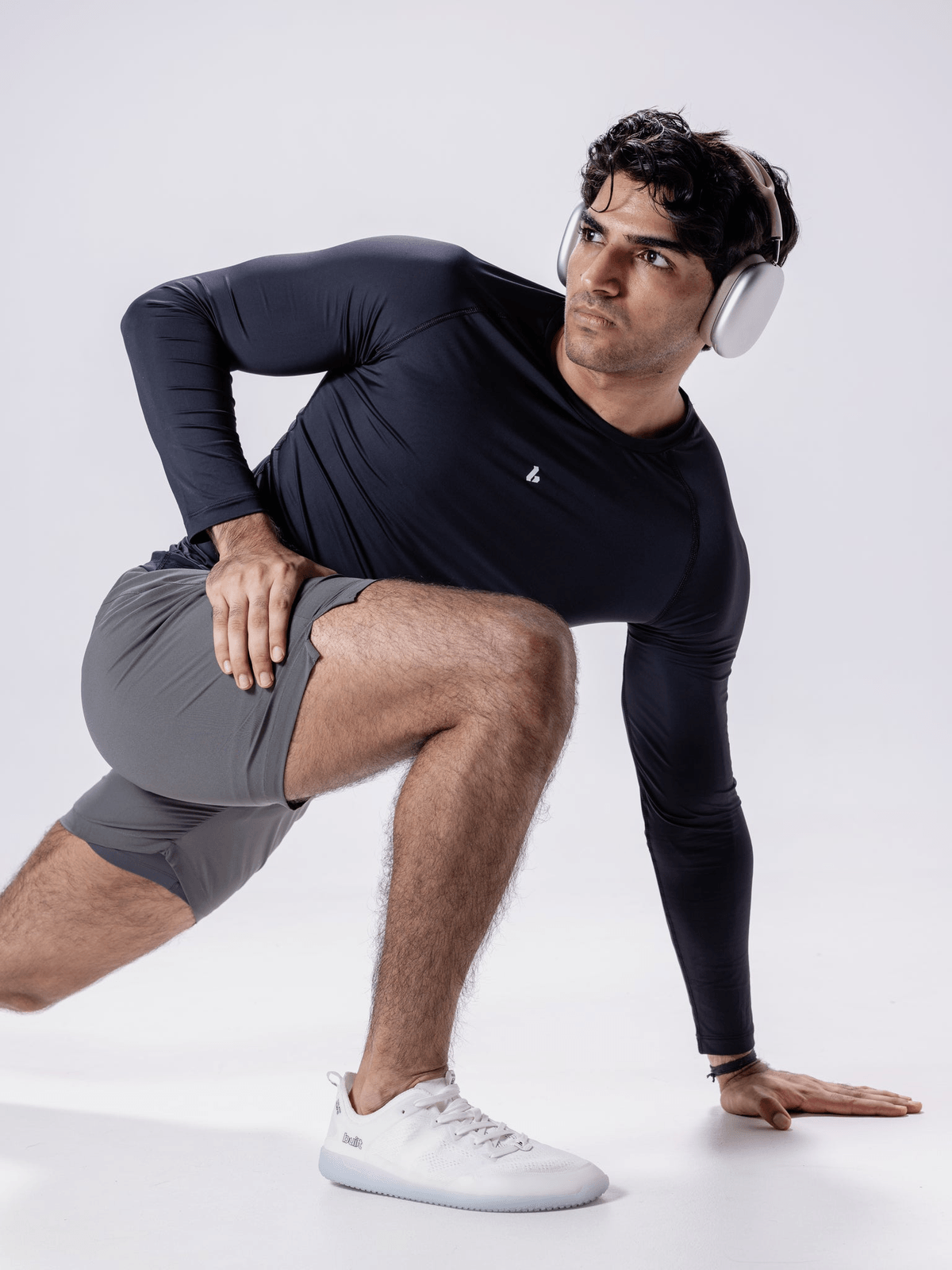 Base Compression L/S Black - View 3 - Superr*