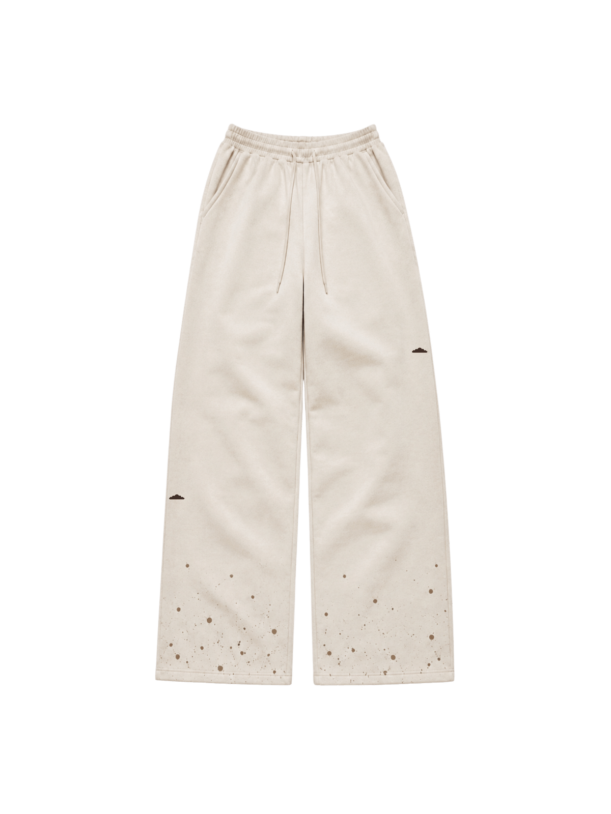 DROPLETS PANT IN OFF-WHITE