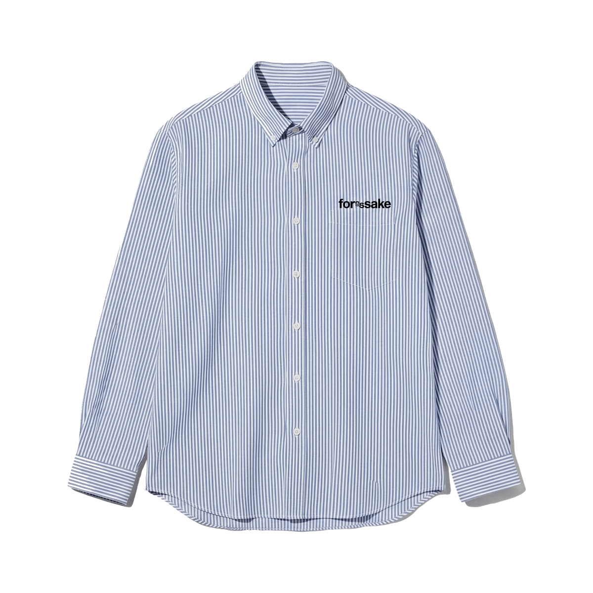 Forfksake God's Plan Blue Striped Shirt - View 2 - Superr*