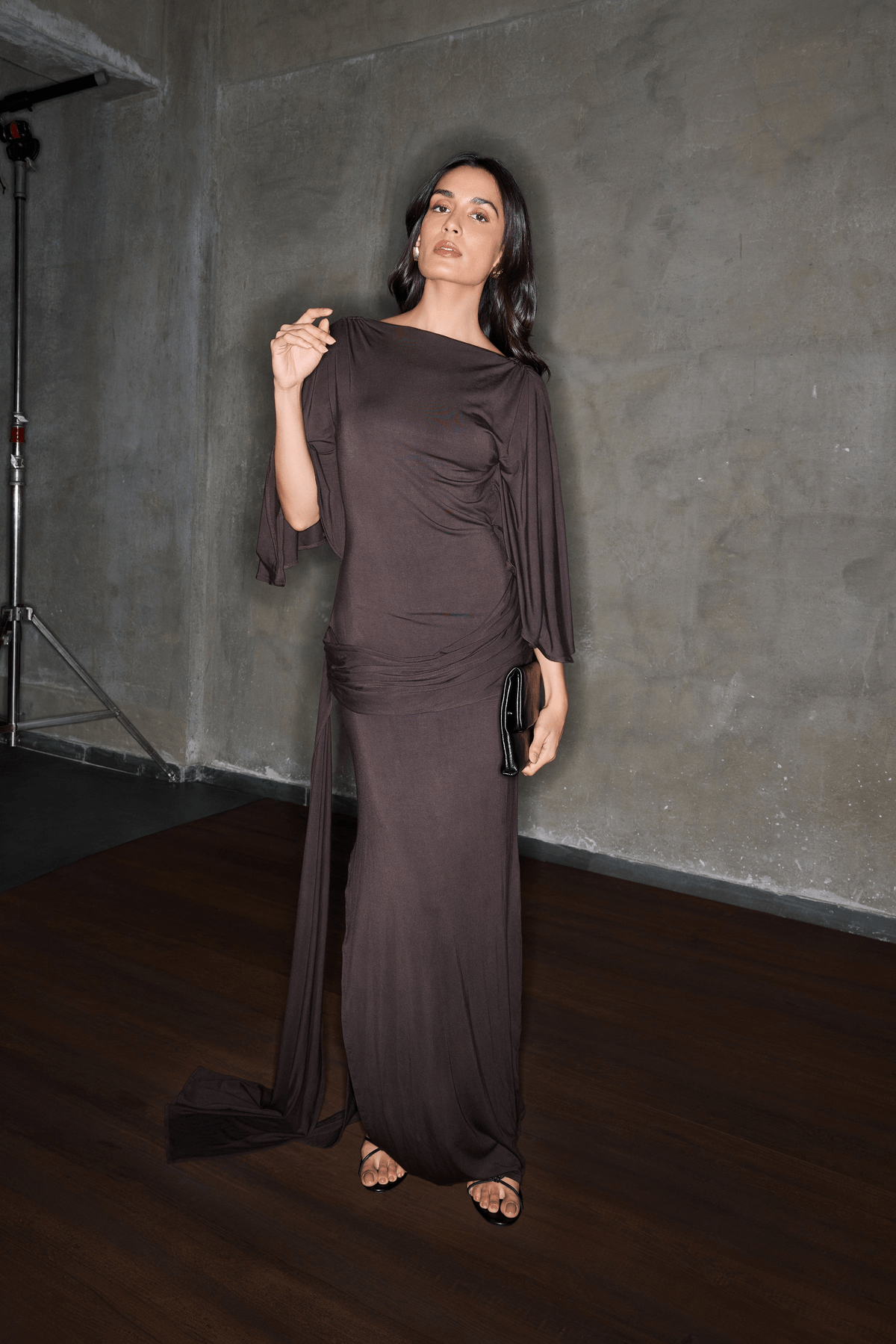 Cervia Dress - Brunette - View 2 - Superr*