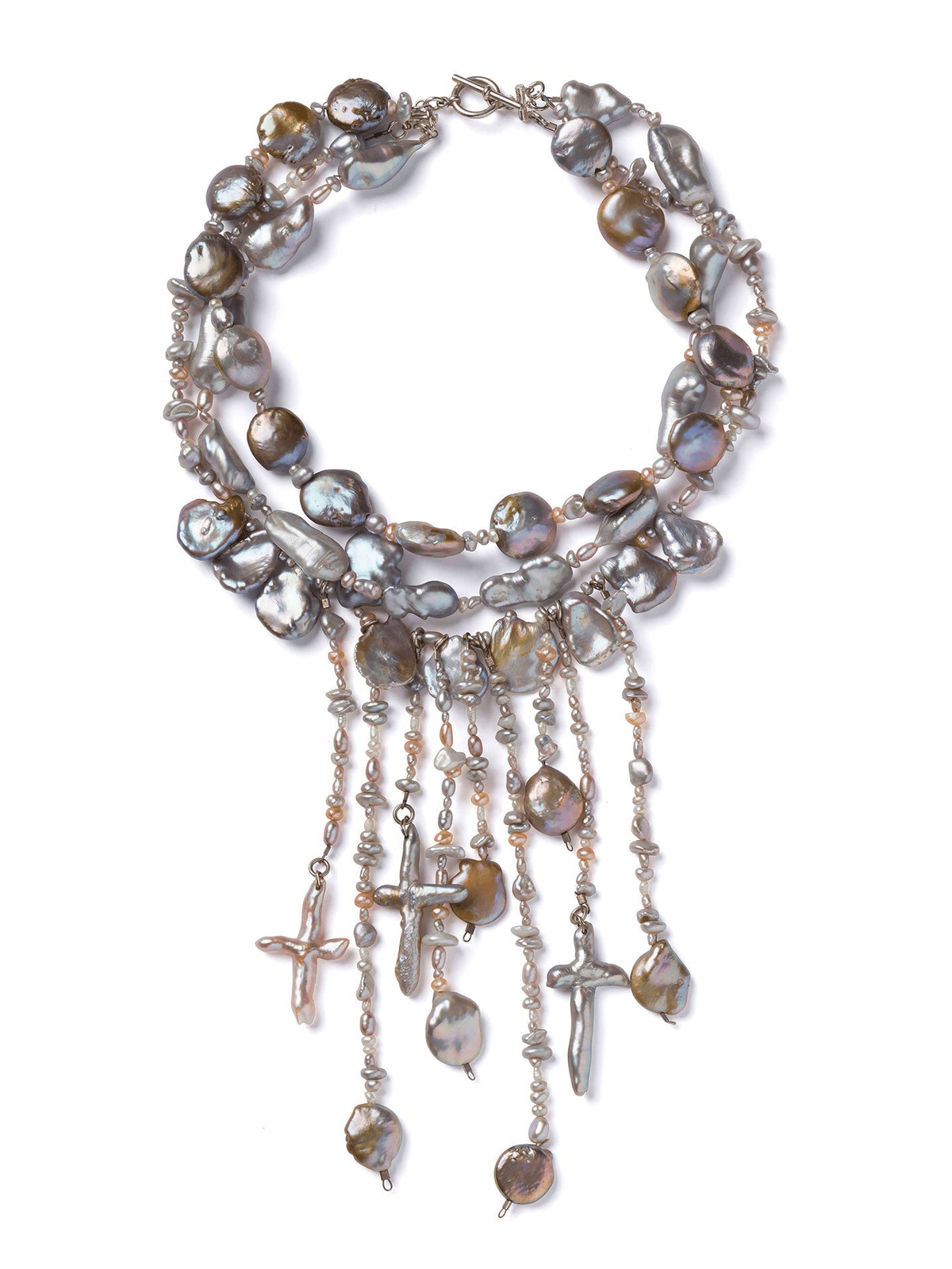 Mother of Pearl Drip Choker - View 2 - Superr*