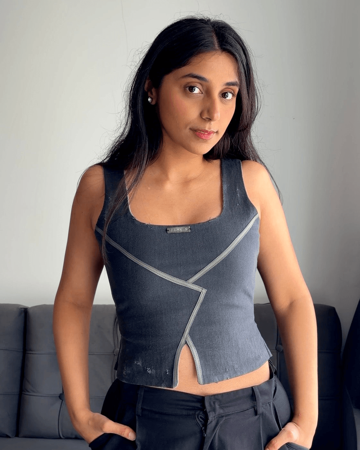 AUTO CORSET DISTRESS GREY - View 4 - Superr*