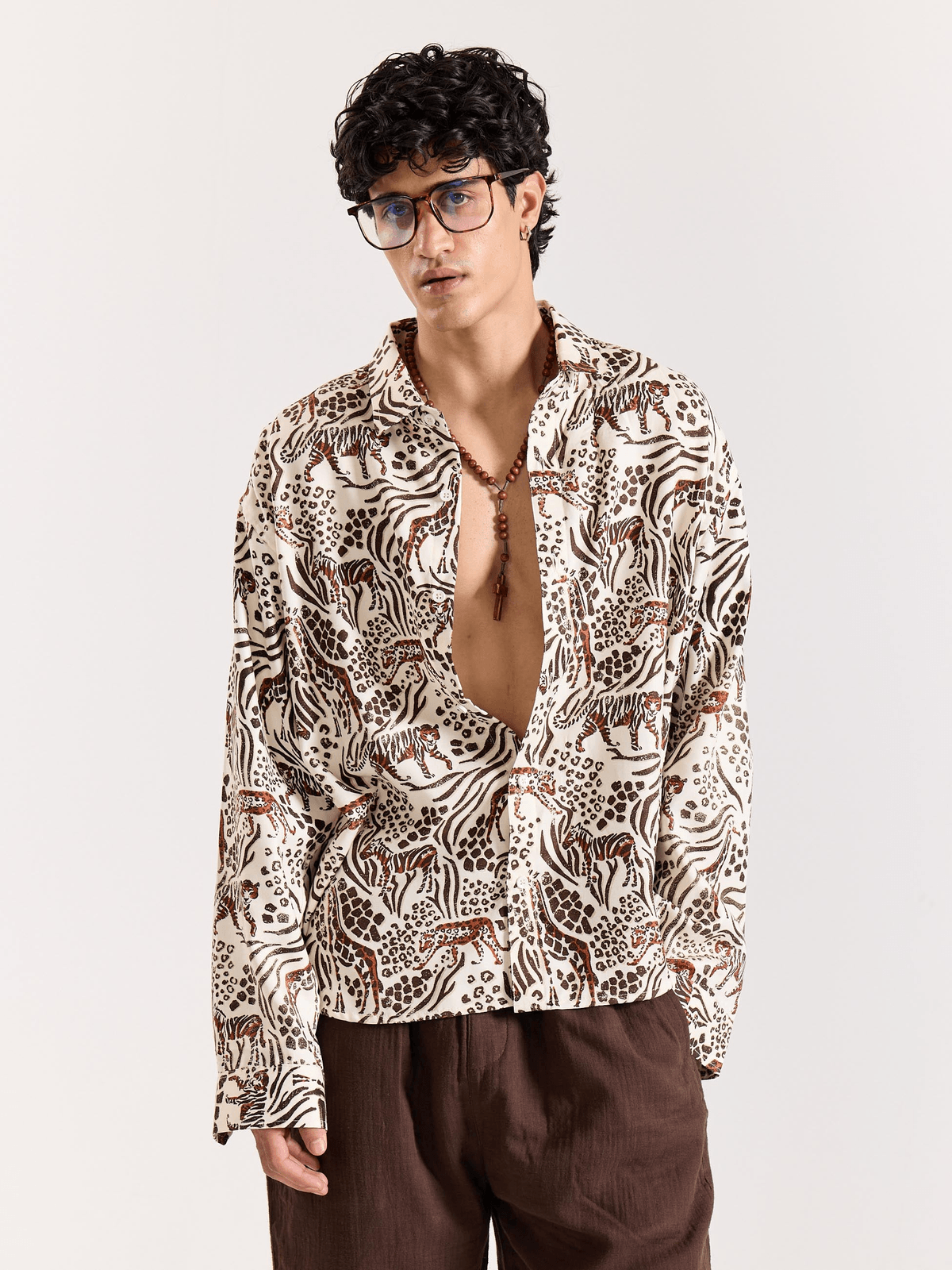 Vintage Safari Printed Shirt - View 3 - Superr*