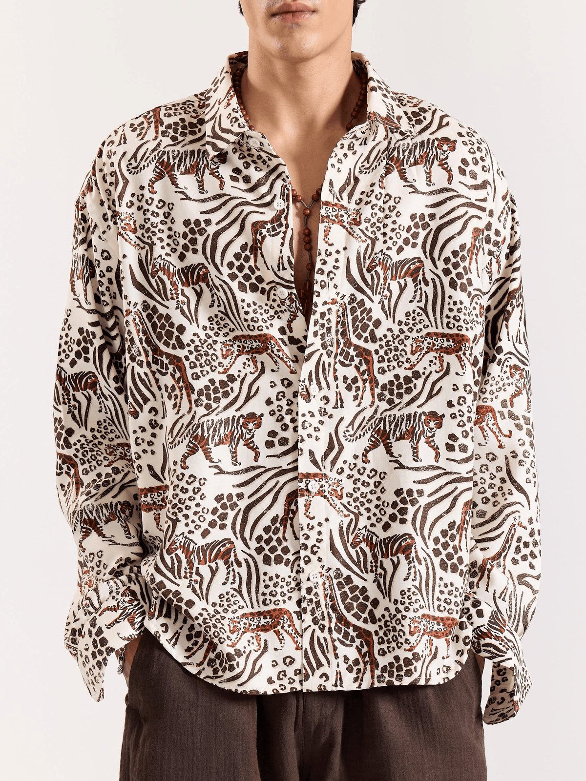 Vintage Safari Printed Shirt - View 2 - Superr*