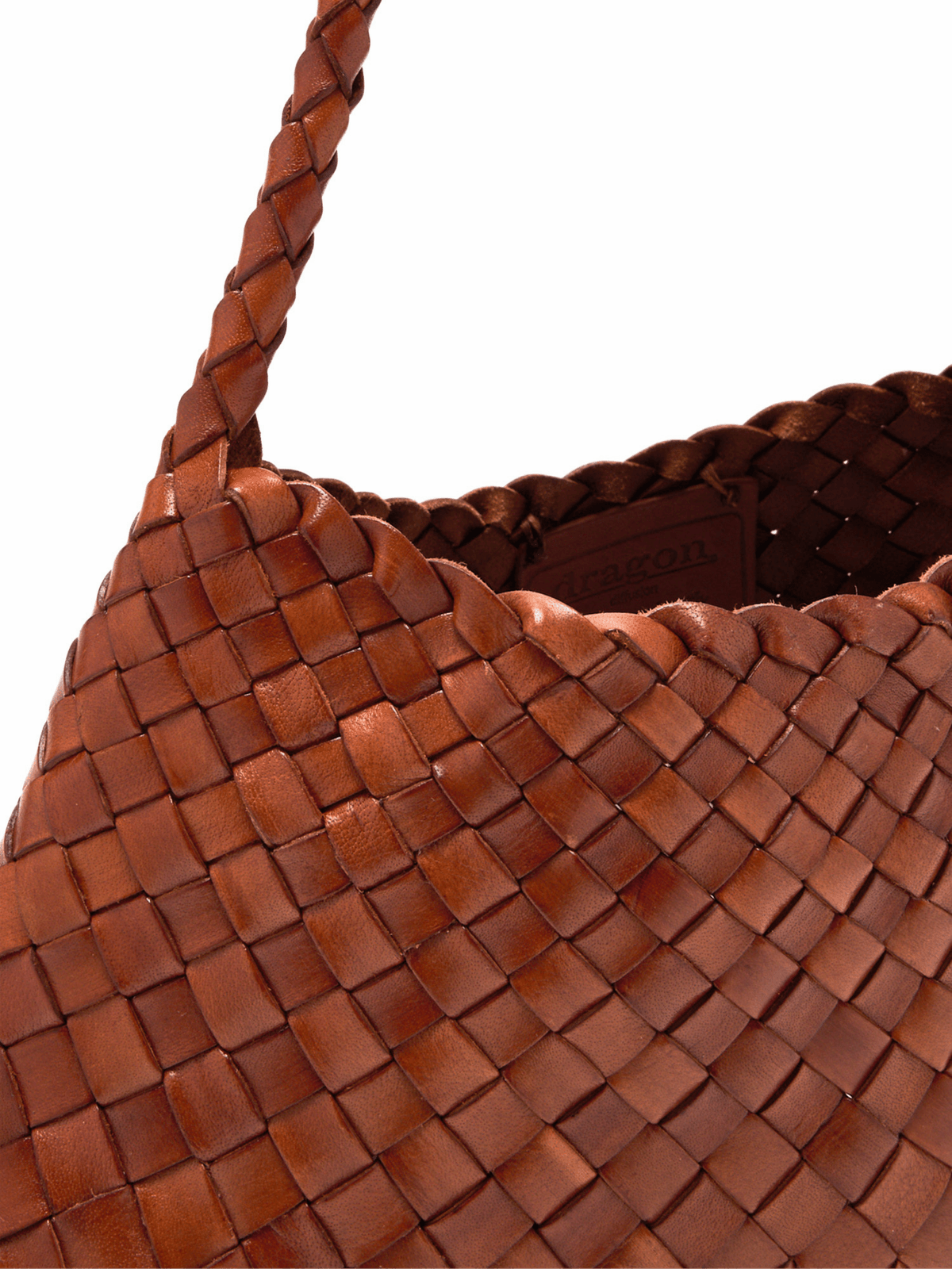 Jada Handcrafted Bag in Tan - View 3 - Superr*
