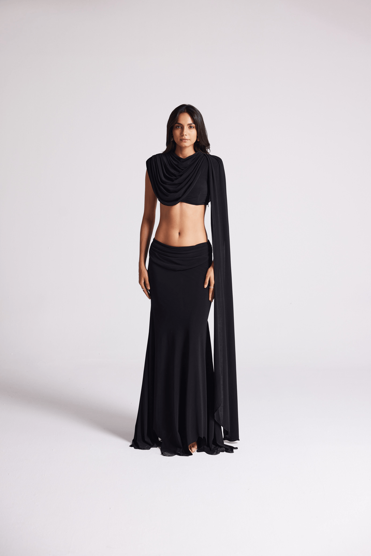 BLACK DRAPE TOP - View 3 - Superr*
