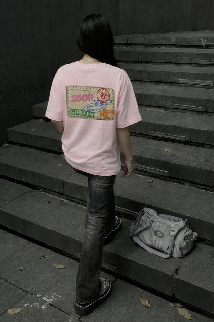 Tyler - Travel Licence (Pink) T-shirt - View 4 - Superr*