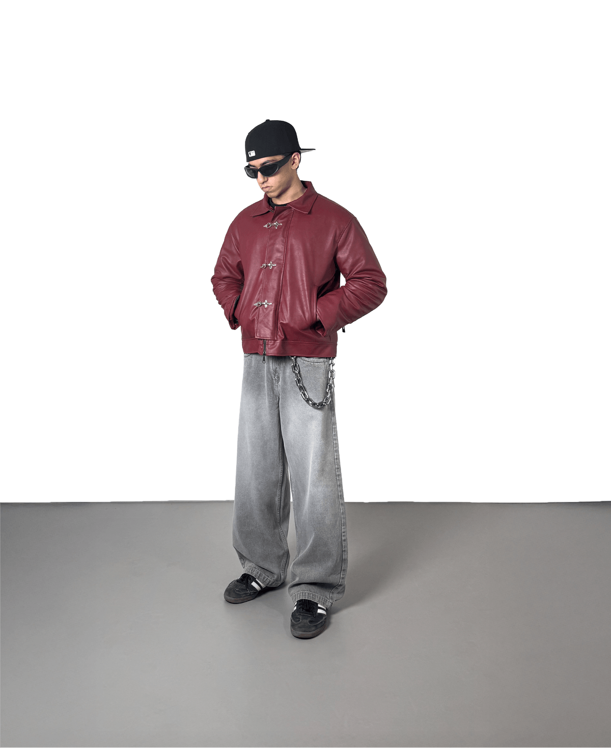 FIREMAN CLASP JACKET - CHERRY RED - View 4 - Superr*