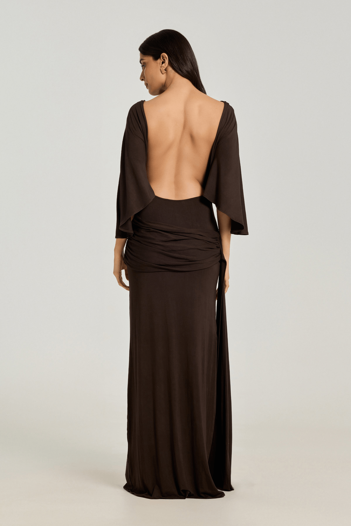 Cervia Dress - Brunette - View 4 - Superr*