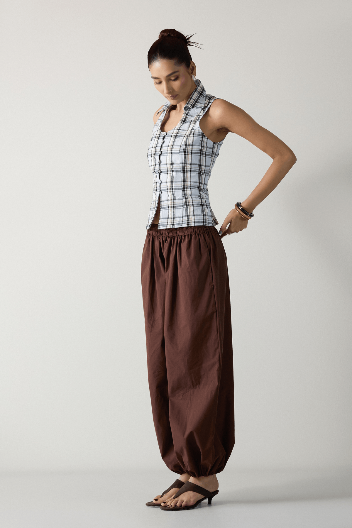 The City Halter Shirt- Blue - View 3 - Superr*