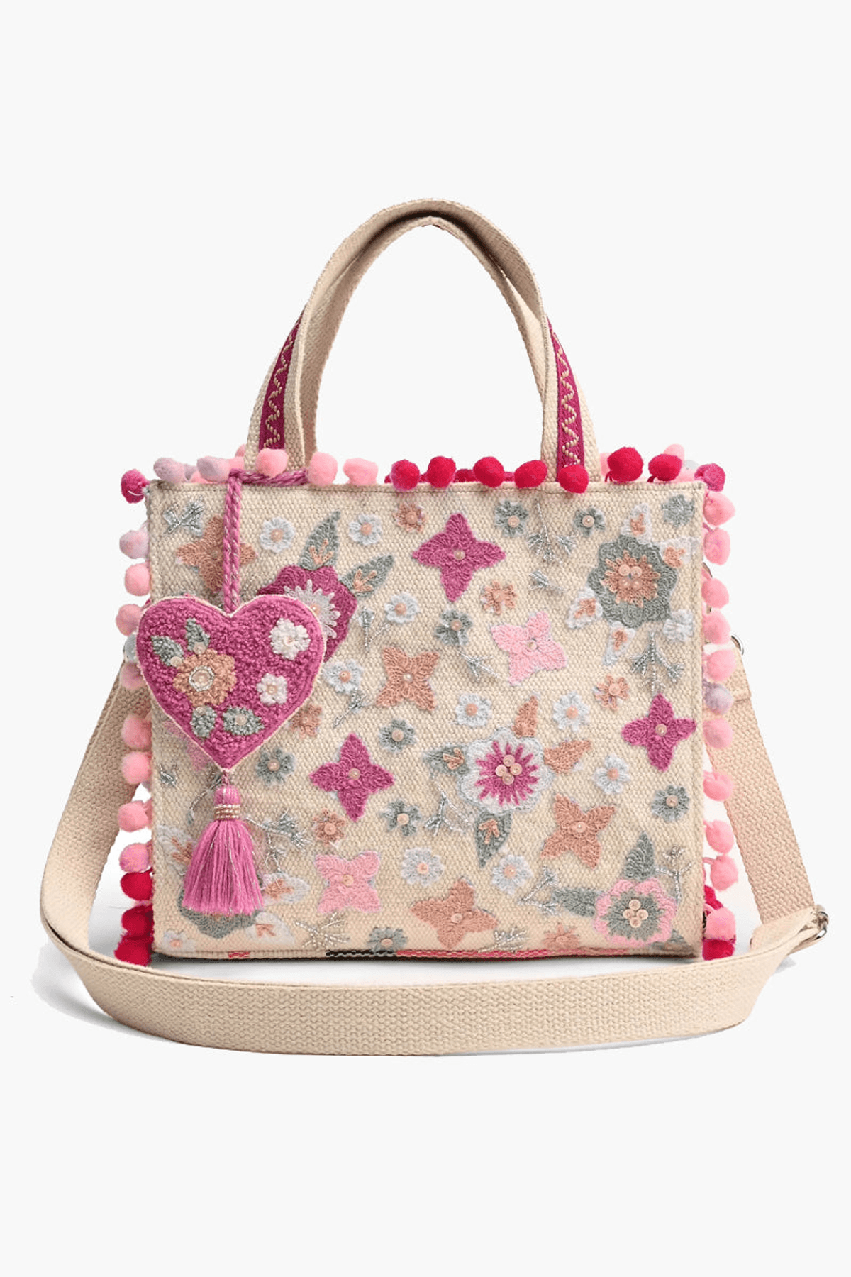 Whimsical Beige Mini Tote Bag - View 3 - Superr*